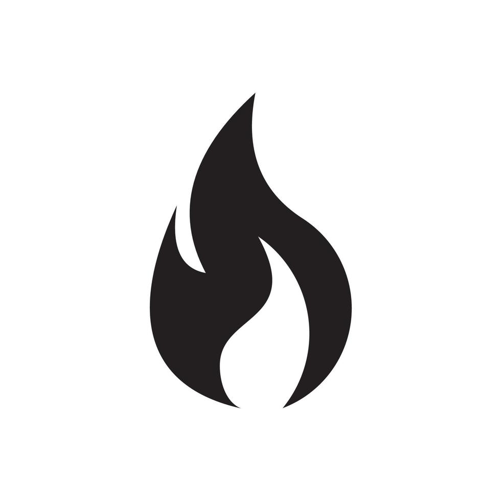 icono de línea de fuego vector