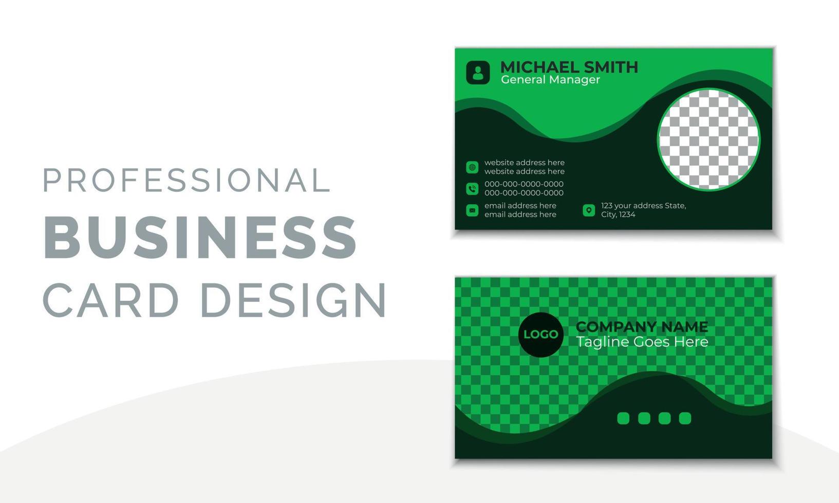 Modern Business Card Template vector