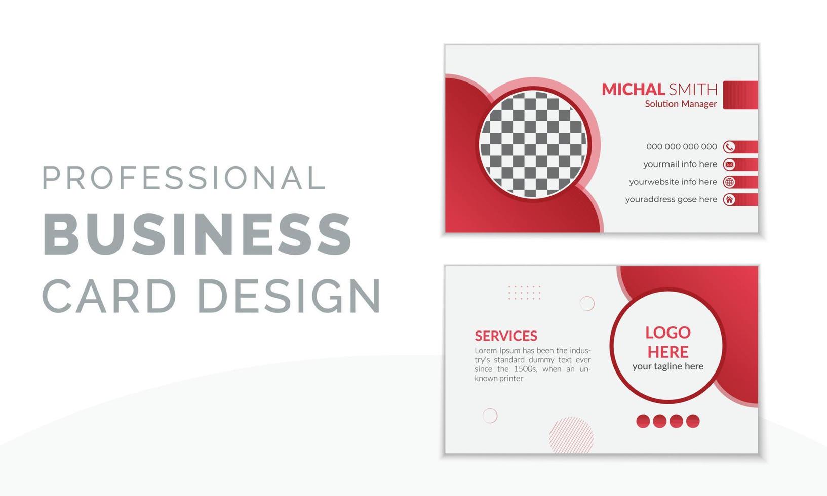 Modern Business Card design template vector