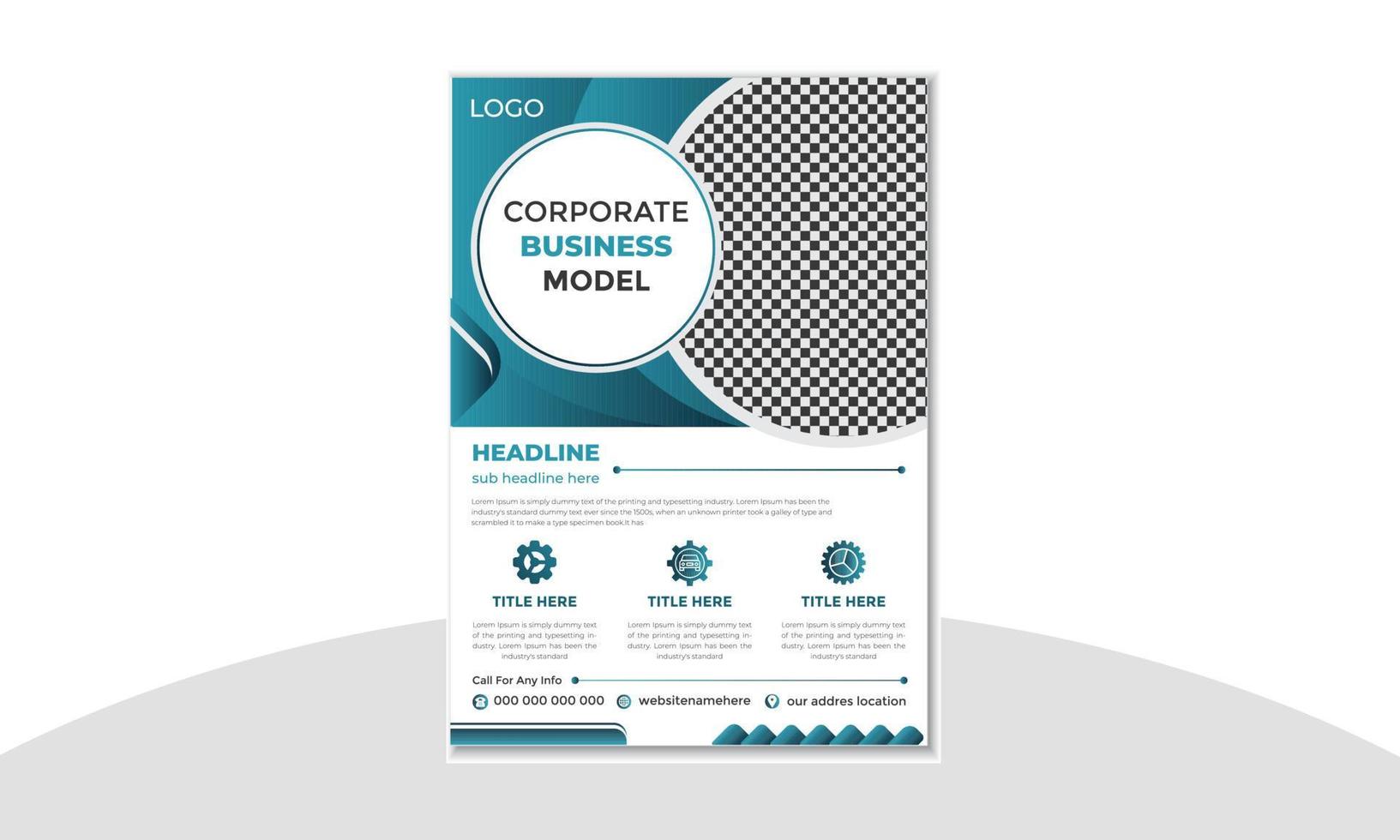 Corporate Business flyer design template. Geometric shape business flyer design layout, business banners, business poster design and leaflets. vector