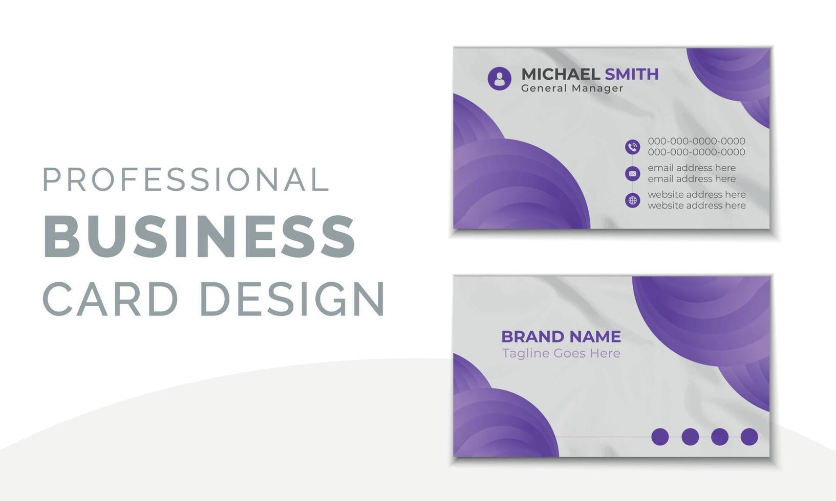 Modern Business Card Template vector