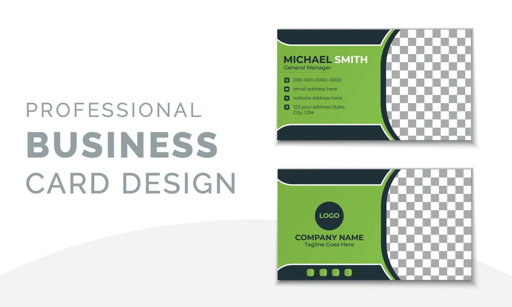 Modern Business Card Template vector