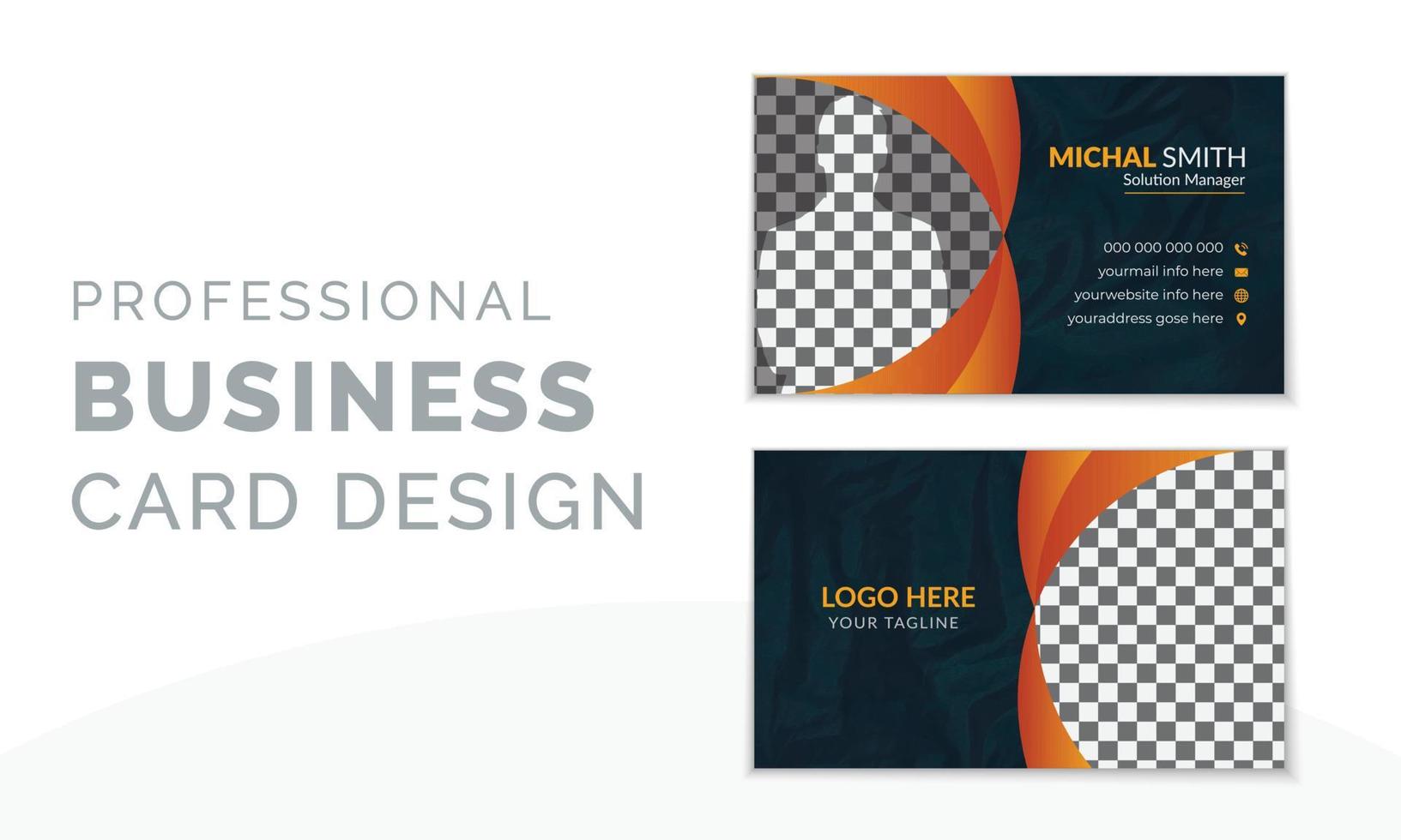 Modern Business Card design template vector