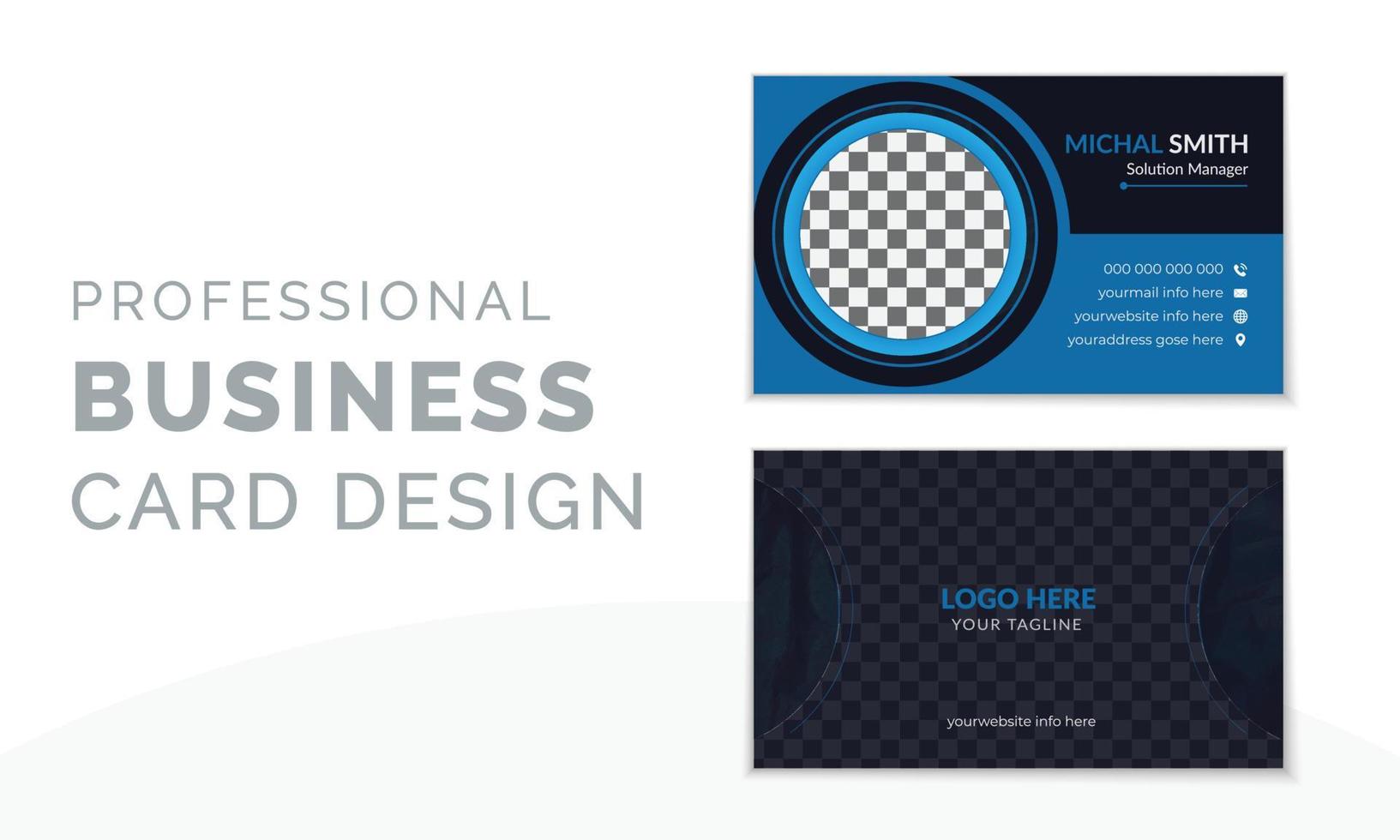 Modern Business Card design template vector