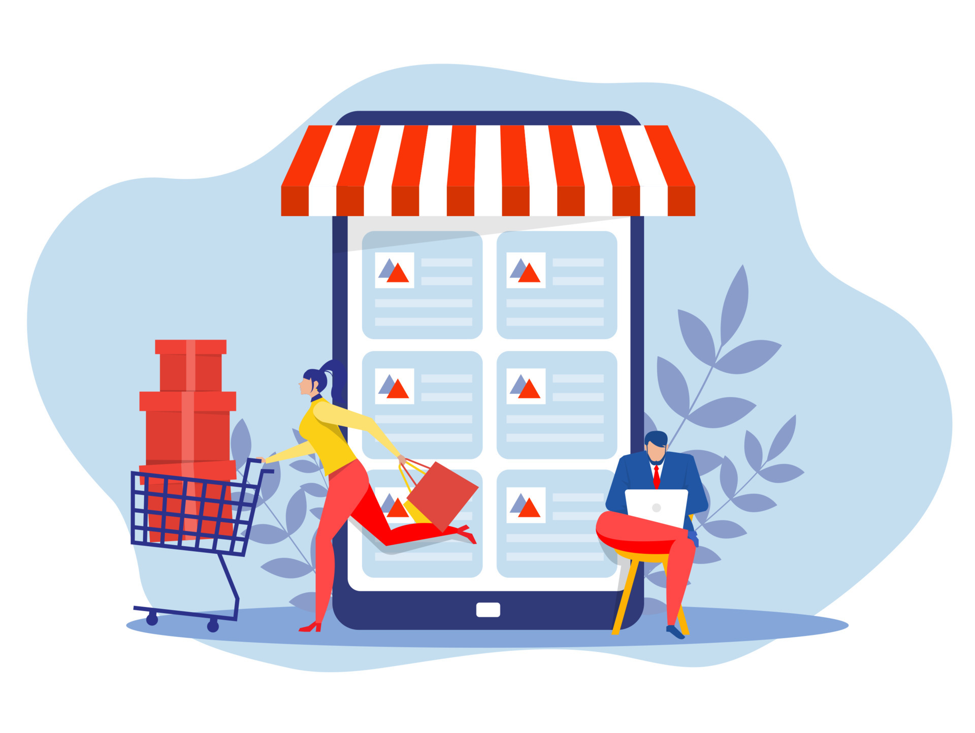 Business Mobile based marketplace, consultative sales, Business online