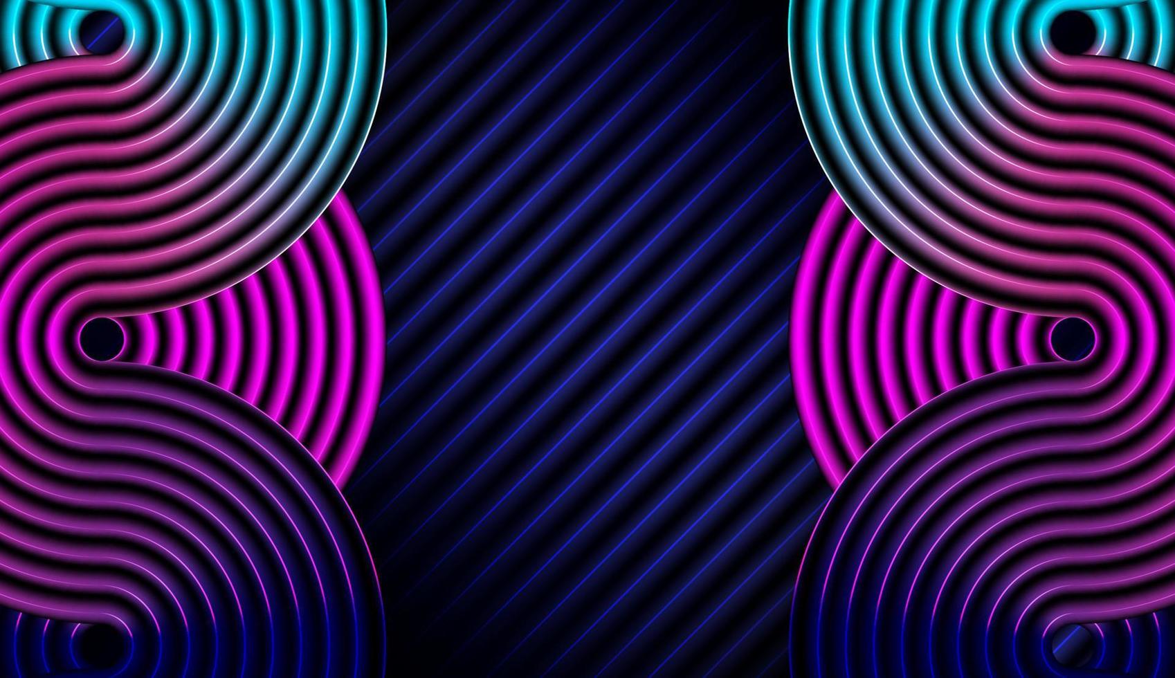 color degradado ondulado sobre fondo texturizado. concepto moderno con patrón de línea de luz. para el espacio de diseño empresarial para texto - vector