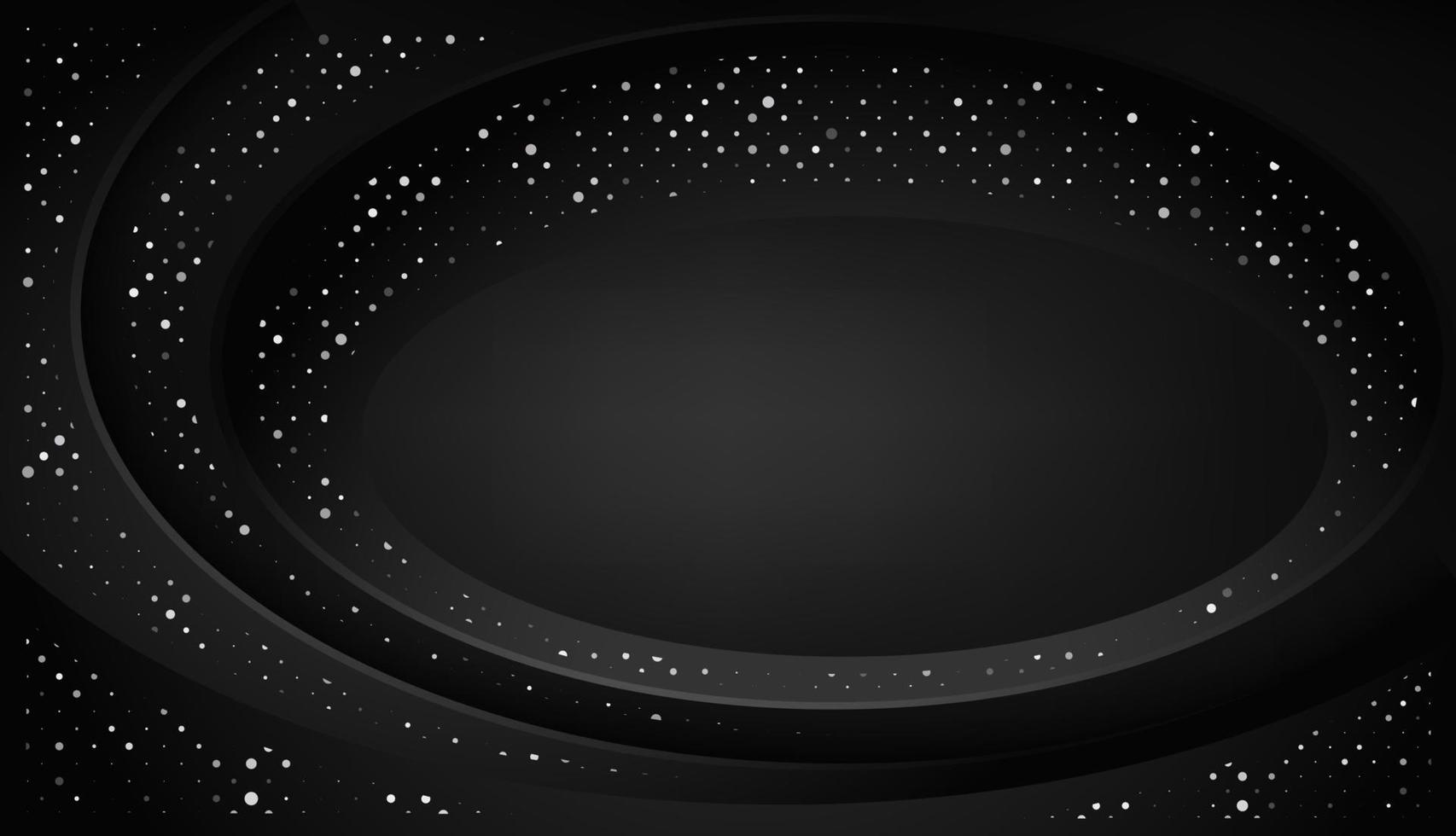 modern Dark paper layers wallpaper with glitters details vector