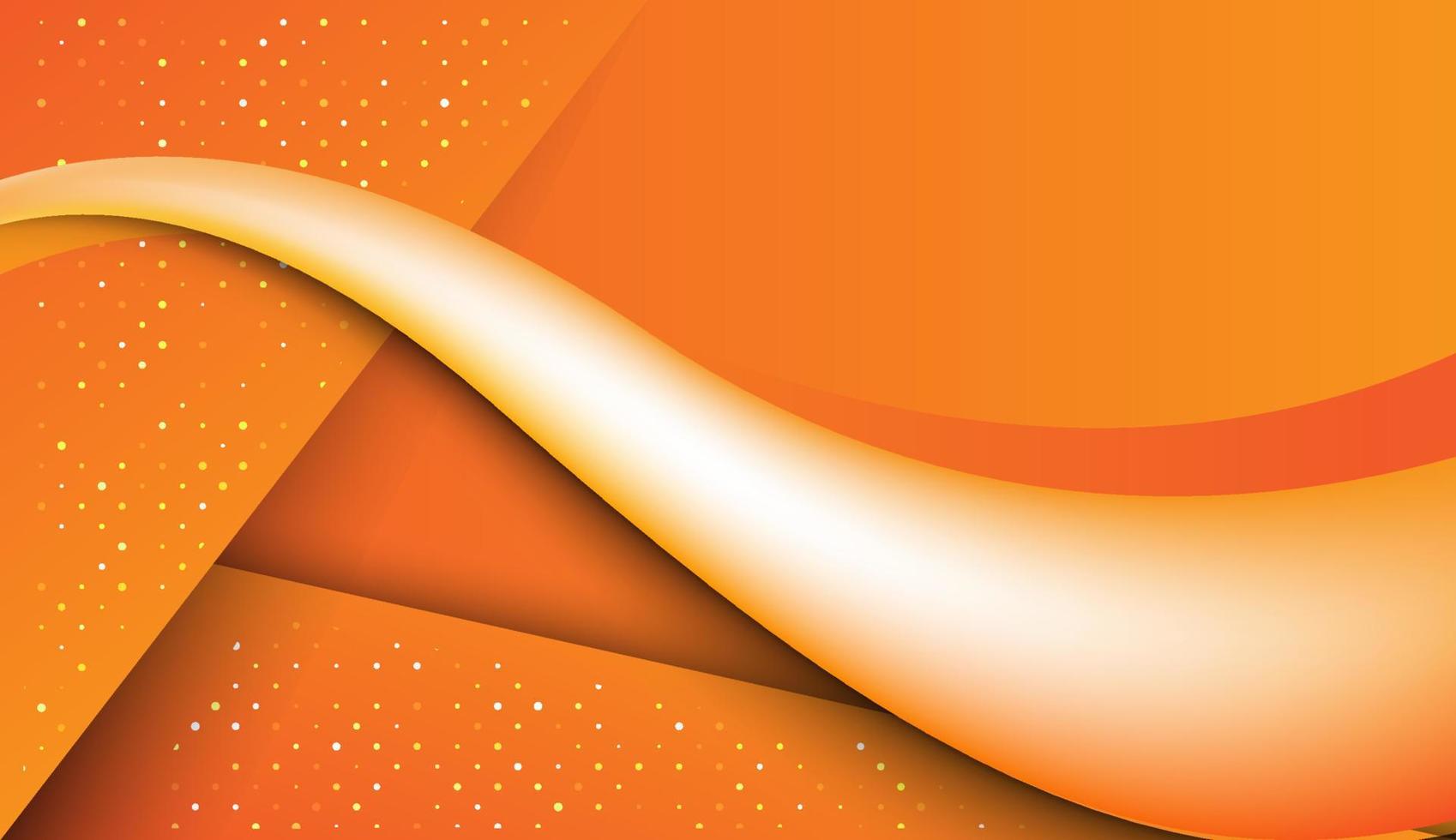 abstract dynamic soft orange wavy background . modern with glitter effects space on for text - vector