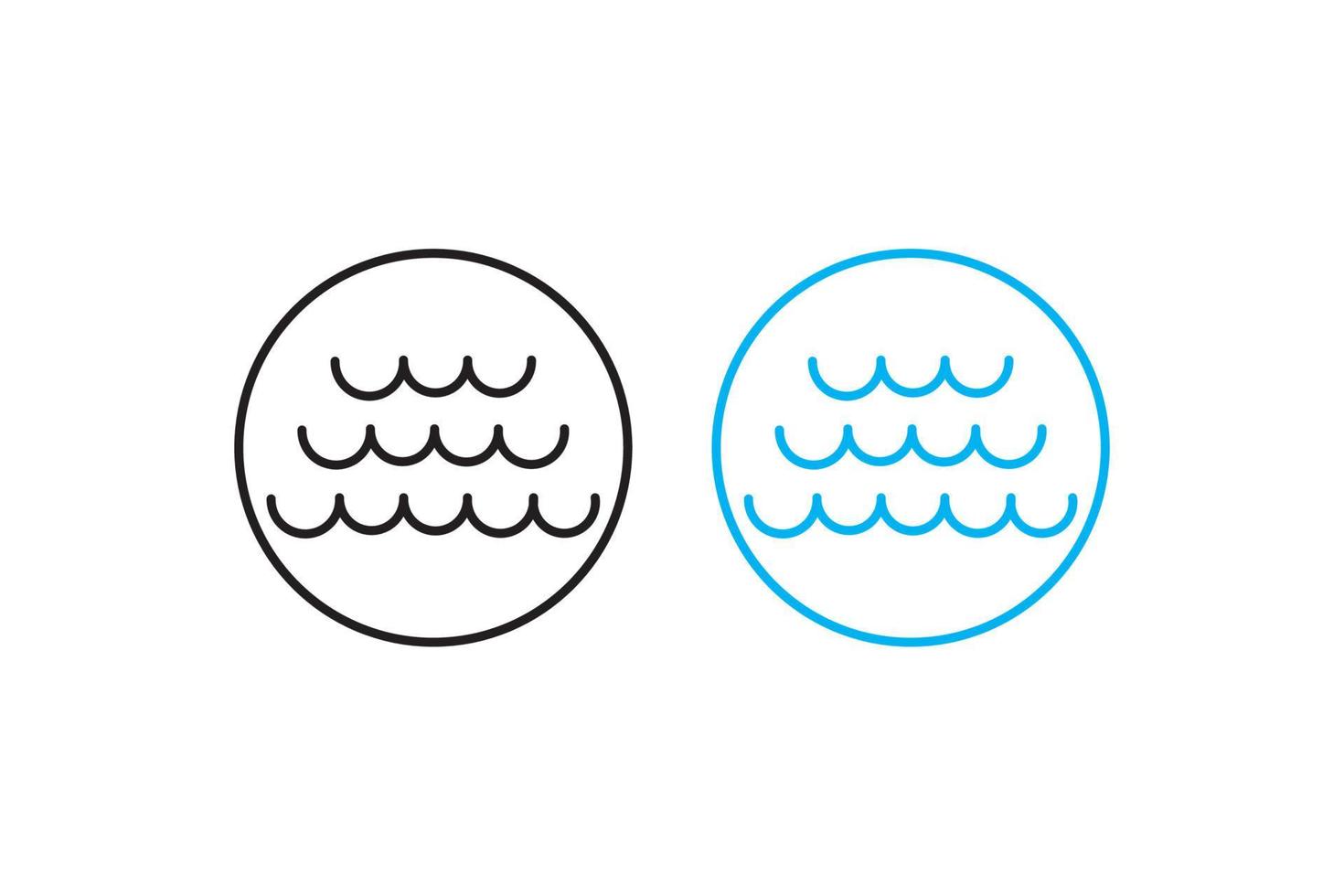 abstract Water nature logo and symbols template icons app icon vector illustration template design