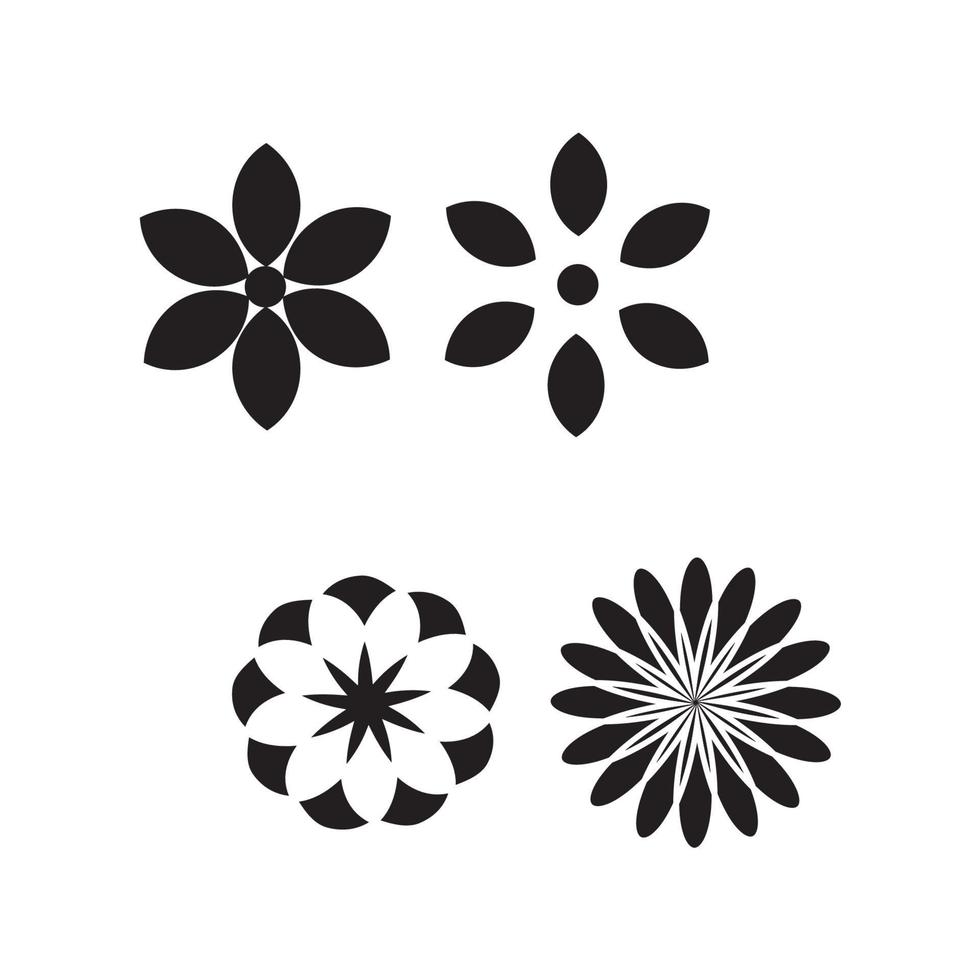 Icon set of flower. Editable vector pictograms isolated on a white background. Trendy outline symbols for mobile apps and website design. Premium pack of icons in trendy line style.