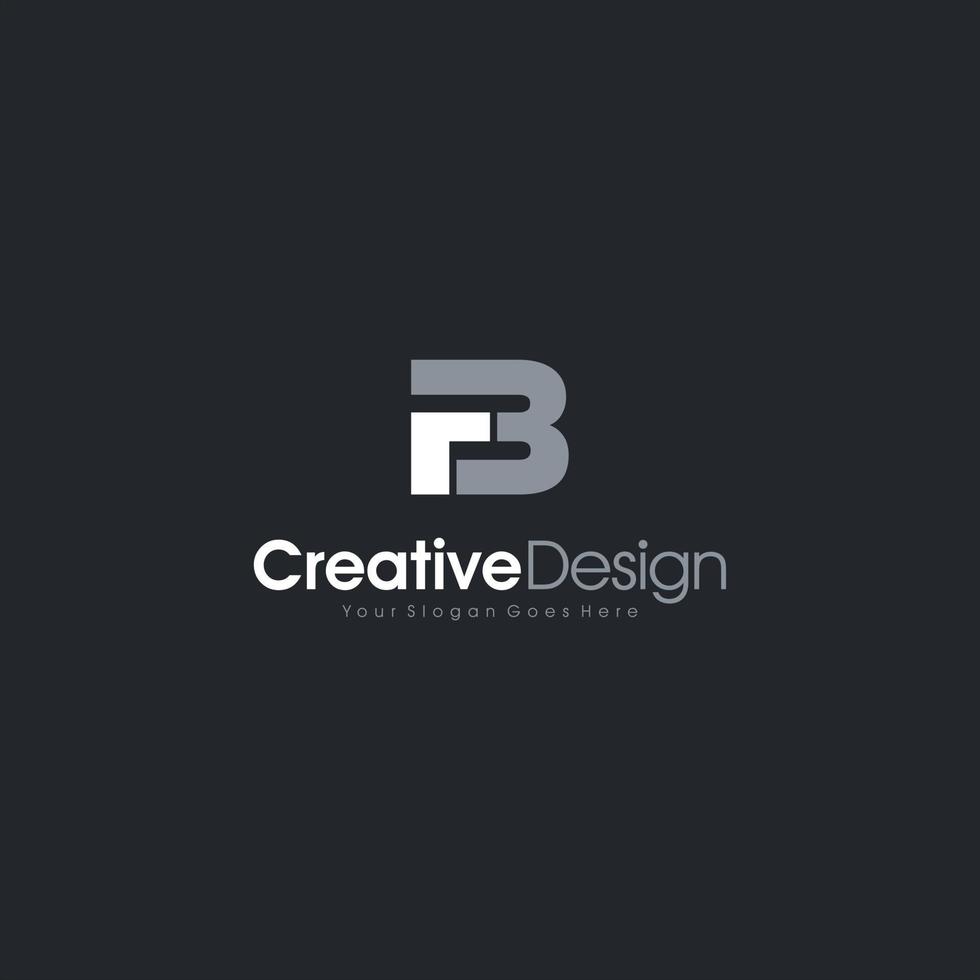 letter FB logo design. Creative,Premium Minimal emblem design template. Graphic Alphabet Symbol for Corporate Business Identity. Initial FB vector element Creative Design