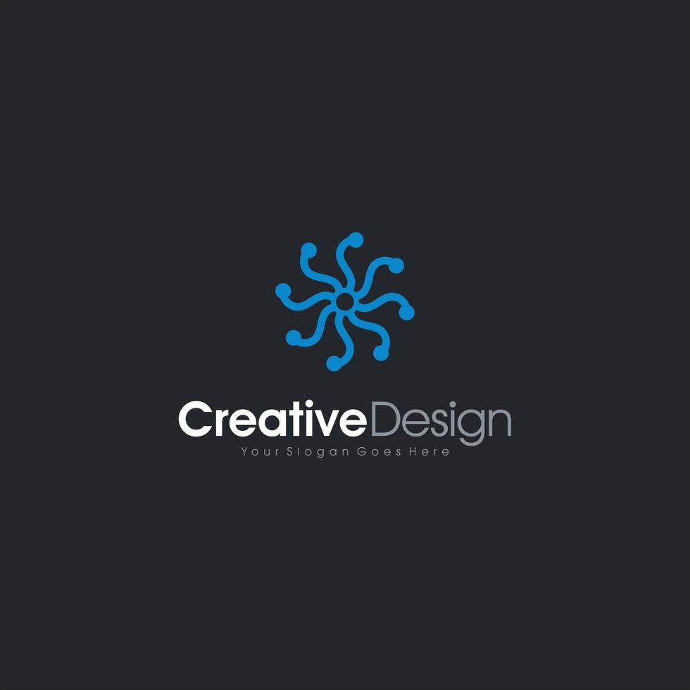 Abstract Logo Icon Circle Icon Vector Design