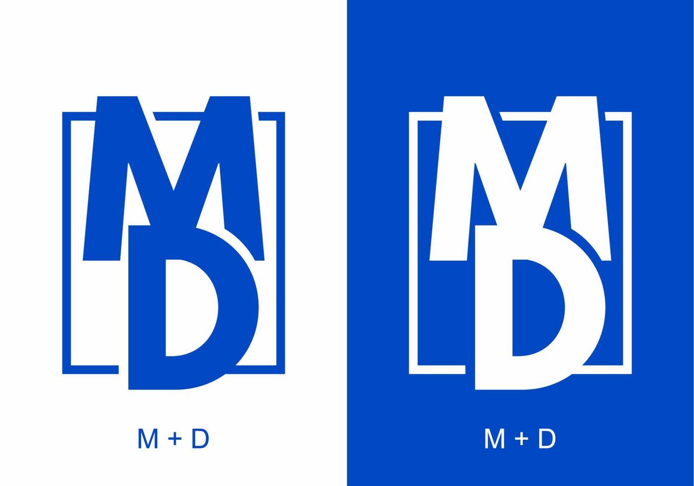 texto de letra inicial azul blanco md o dm vector