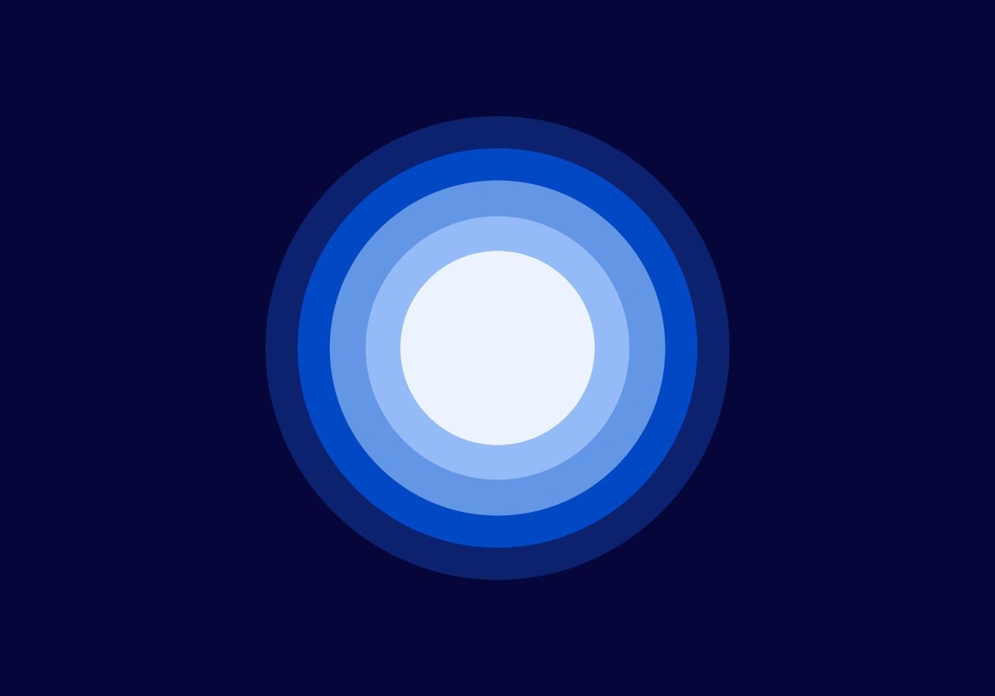 Blue spectrum gradient color vector