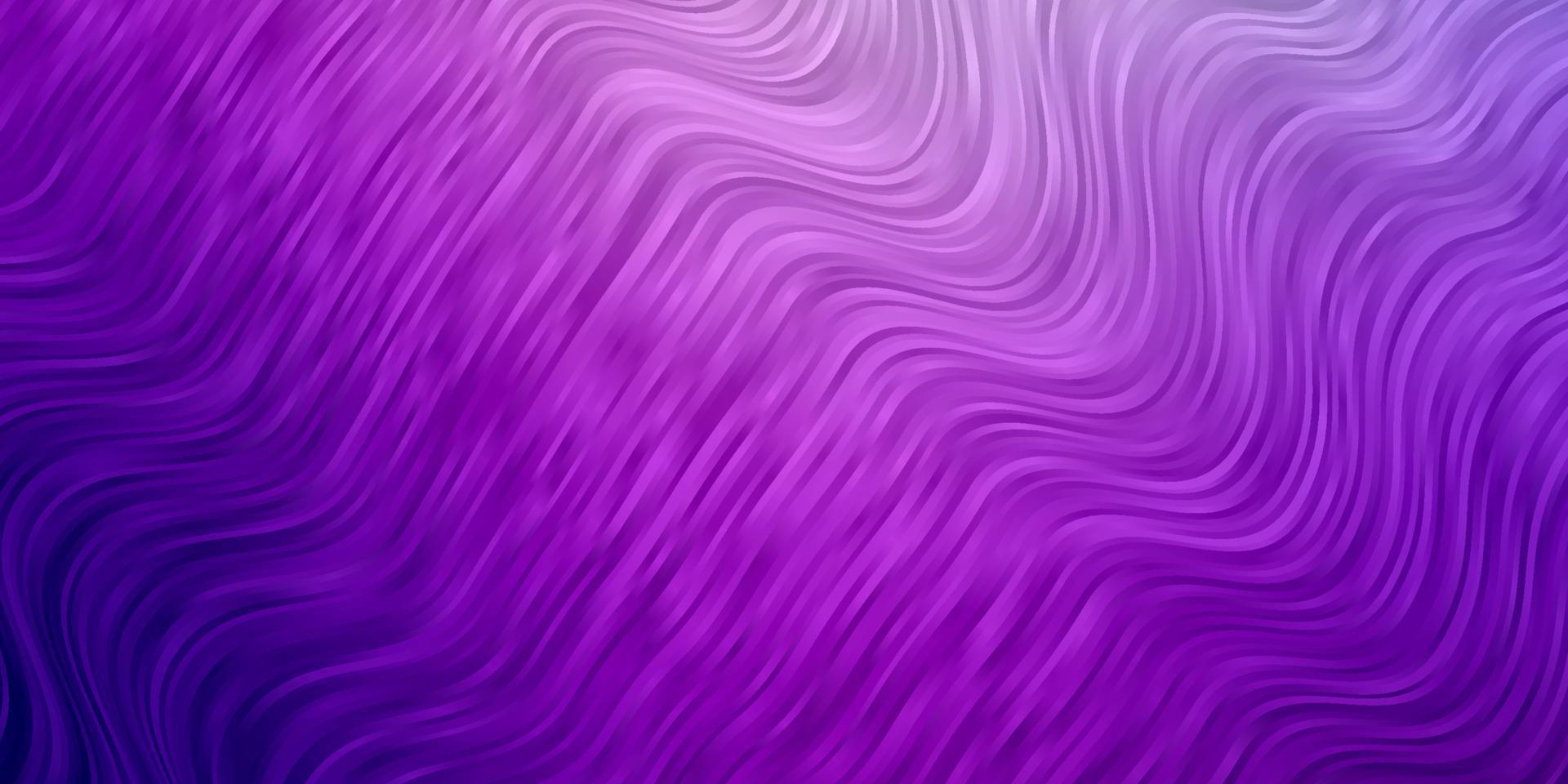 Light Purple vector pattern with wry lines.