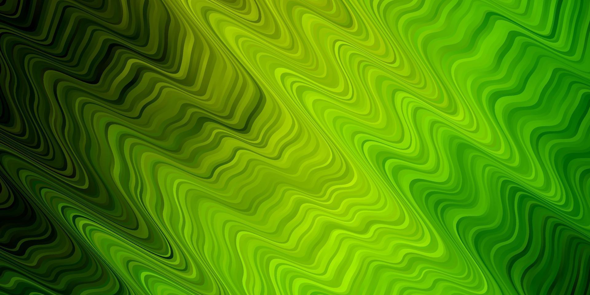 Light Green, Yellow vector background with lines.