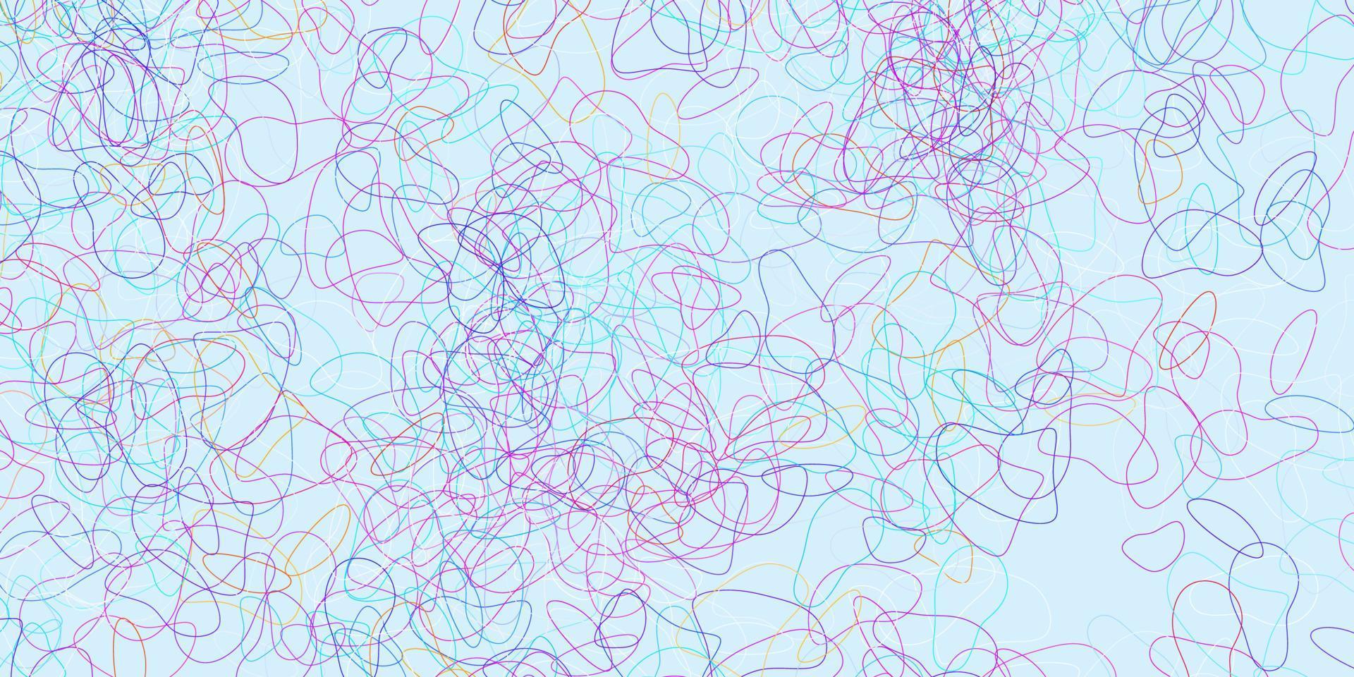 Light blue, red vector pattern with abstract shapes.