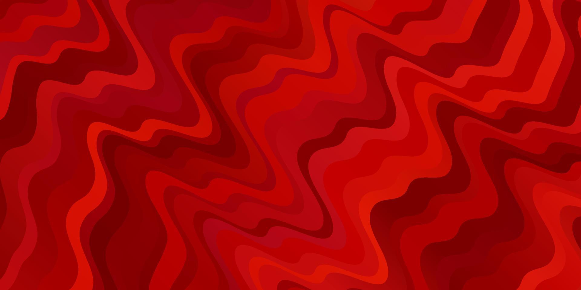 Light Red vector backdrop with bent lines.