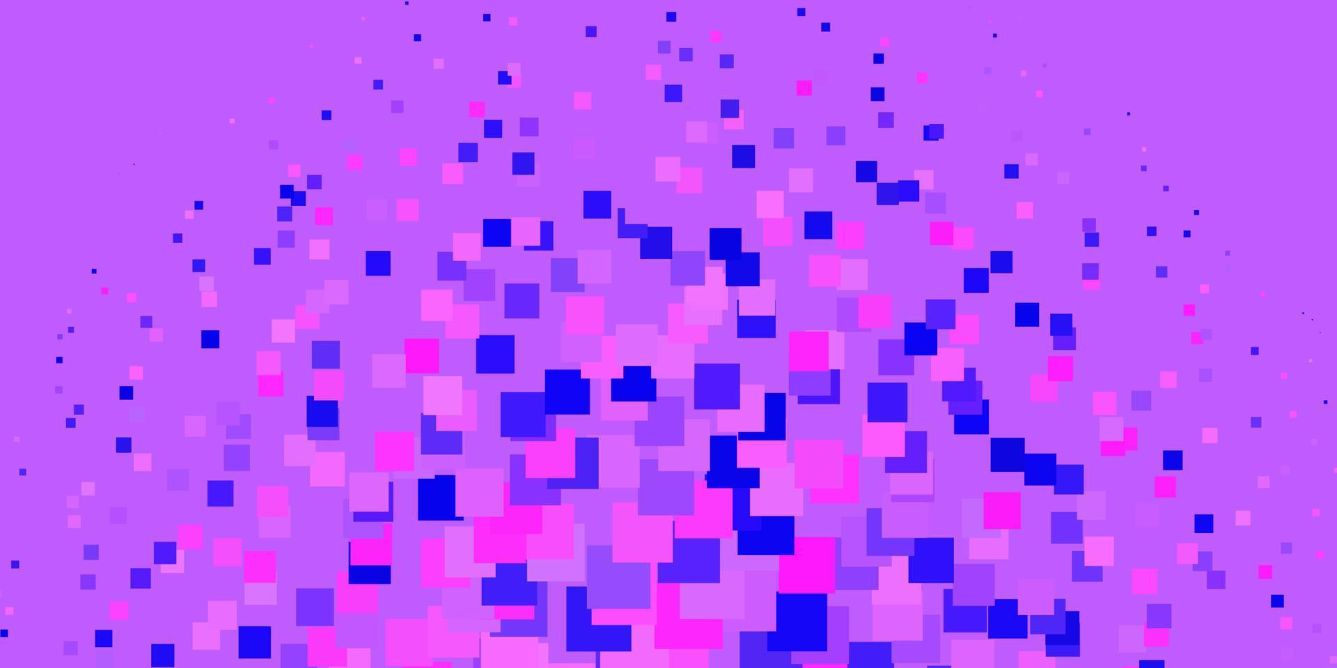 plantilla de vector rosa claro, azul en rectángulos.