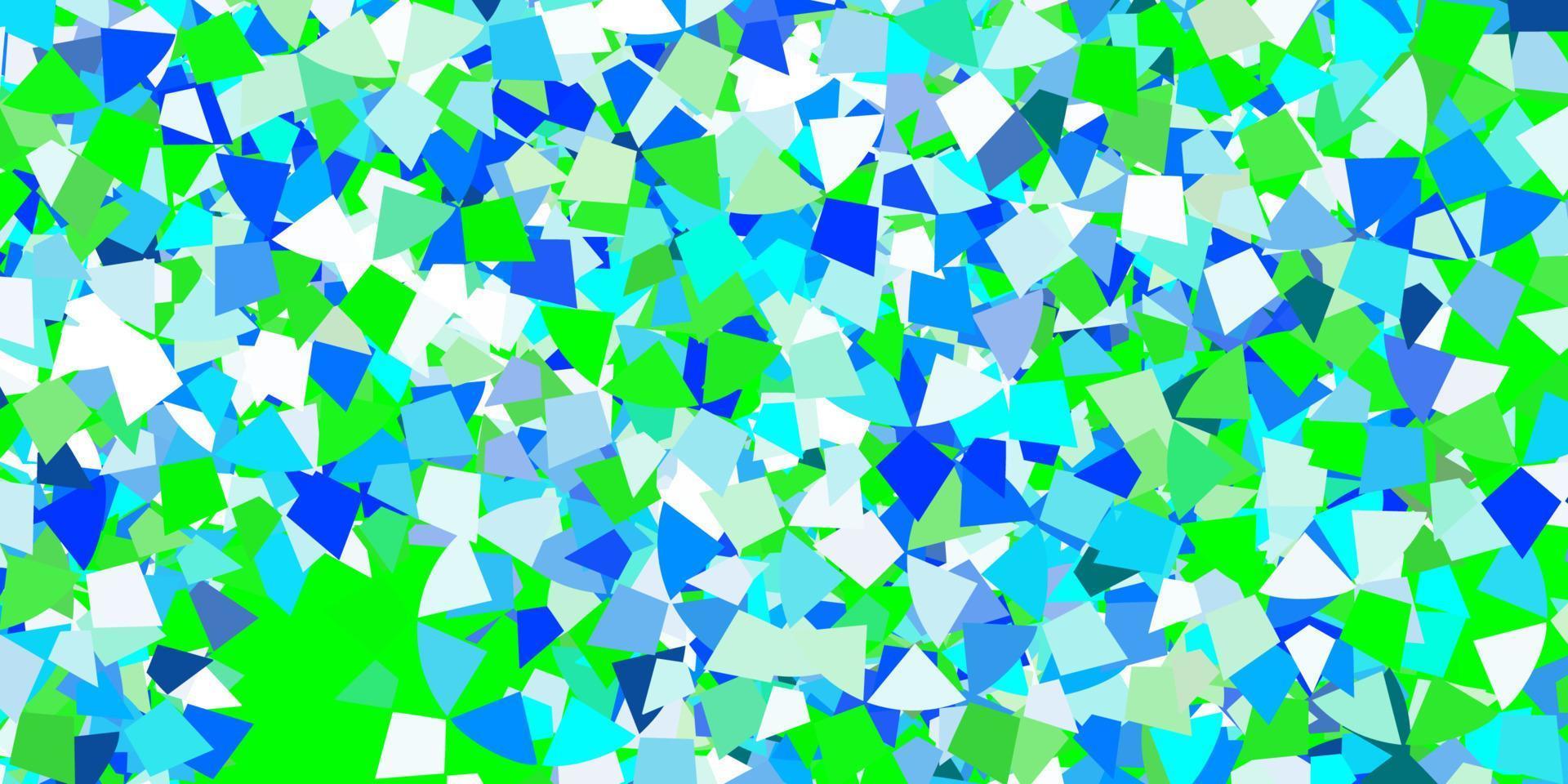 Light blue vector background with triangles.