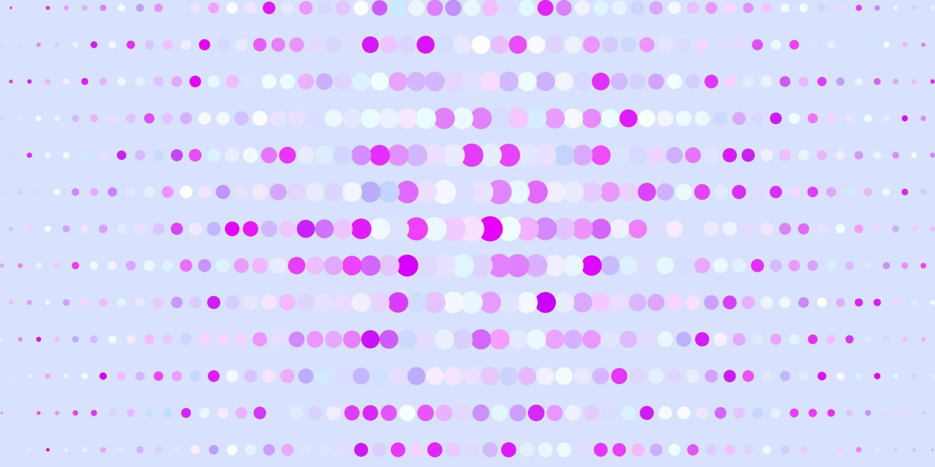 Light Purple vector texture with circles.