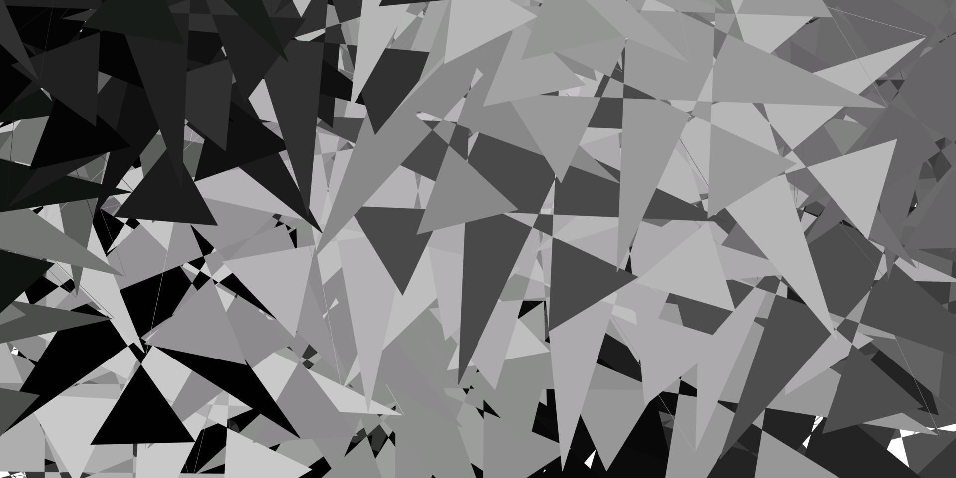 textura de vector gris claro con formas de memphis.