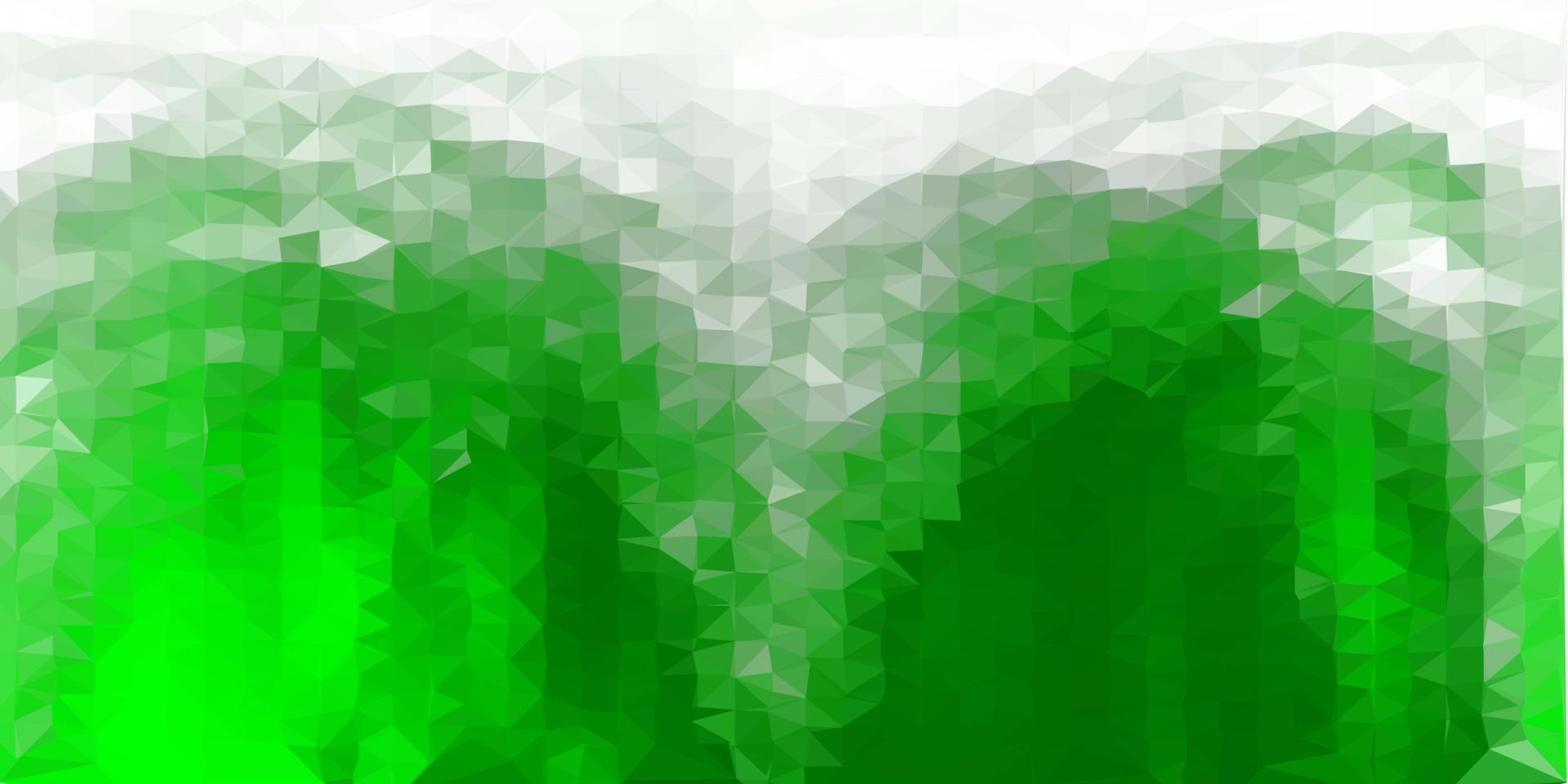 Fondo de triángulo abstracto vector verde oscuro.