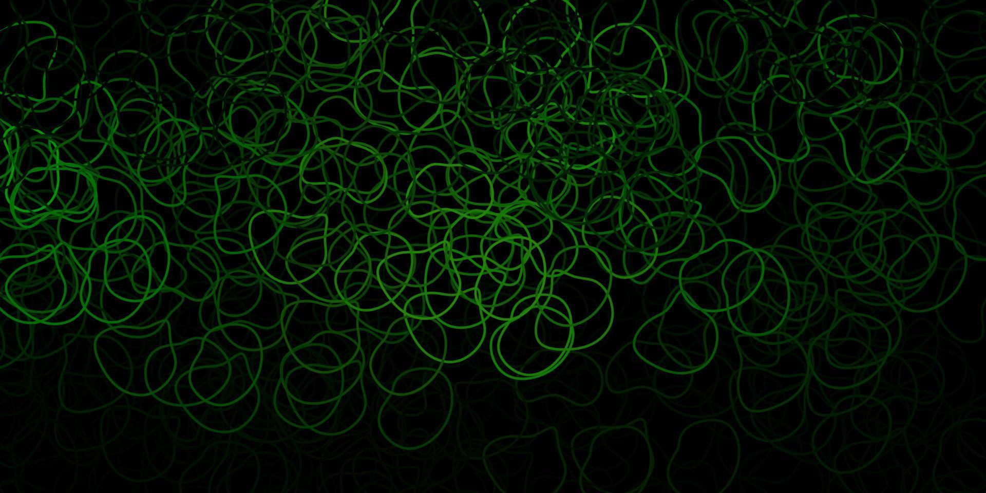 Fondo de vector verde oscuro con formas aleatorias.