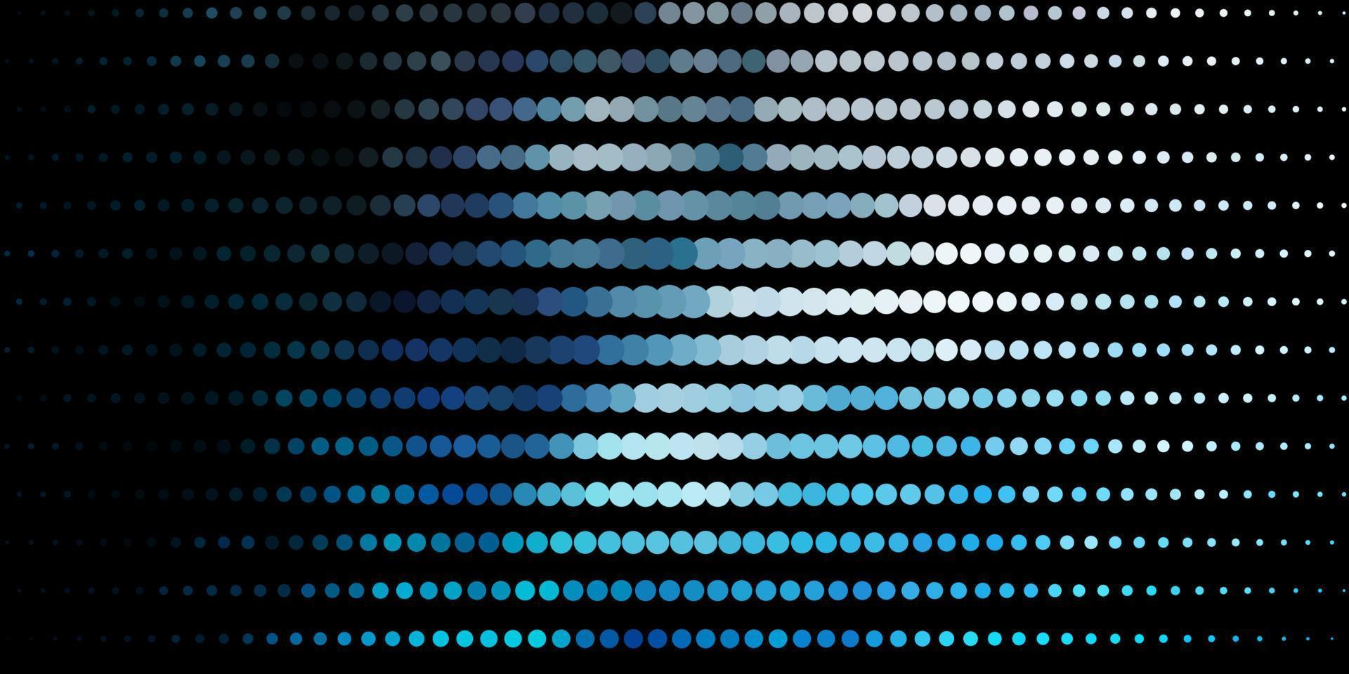 Dark BLUE vector texture with disks.