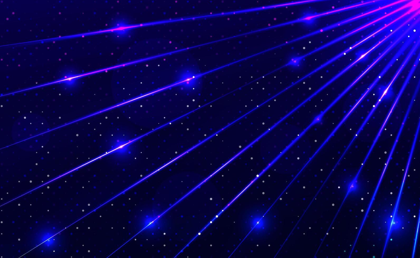 abstract dark blue background with glitters combine with light effect. used for banner, template, wallpaper - vector