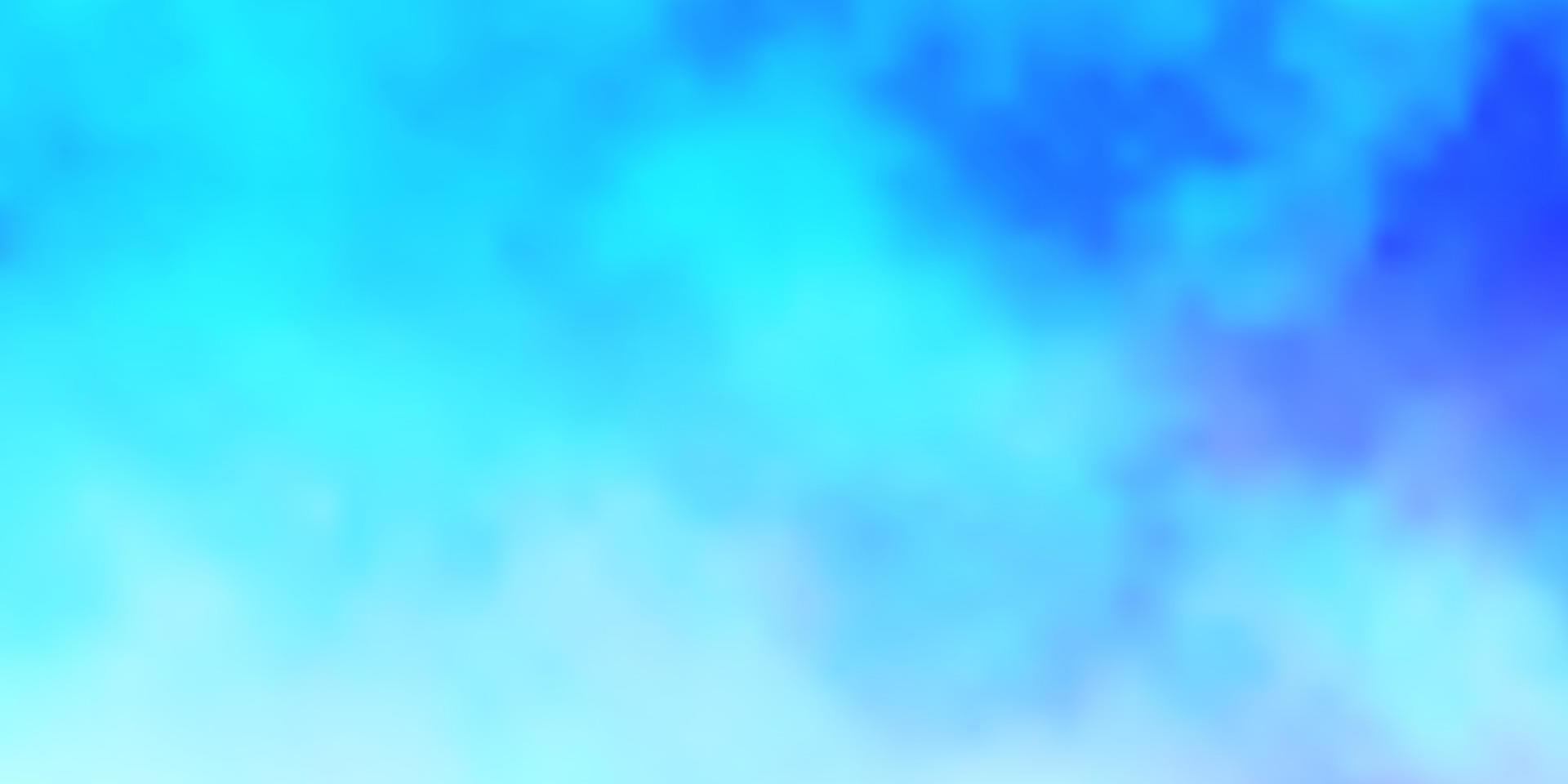 telón de fondo de vector azul claro con cúmulos.