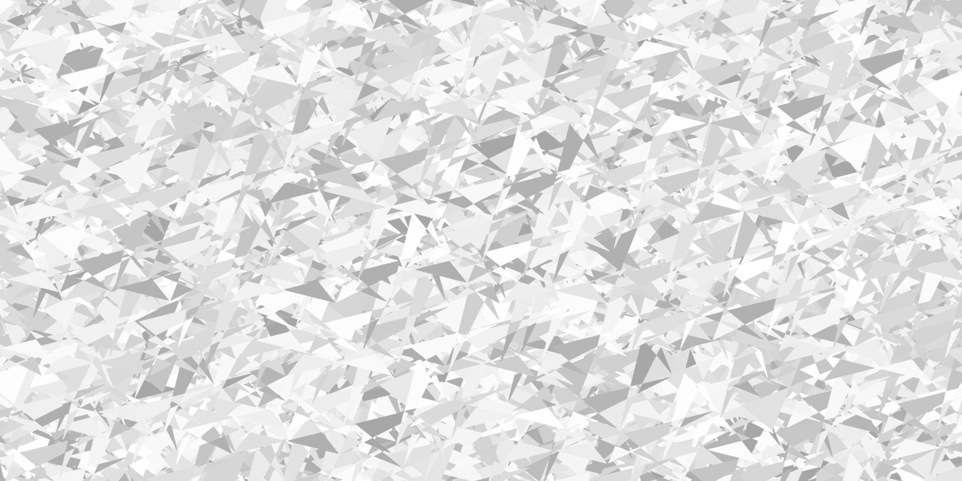 diseño vectorial gris claro con formas triangulares. vector