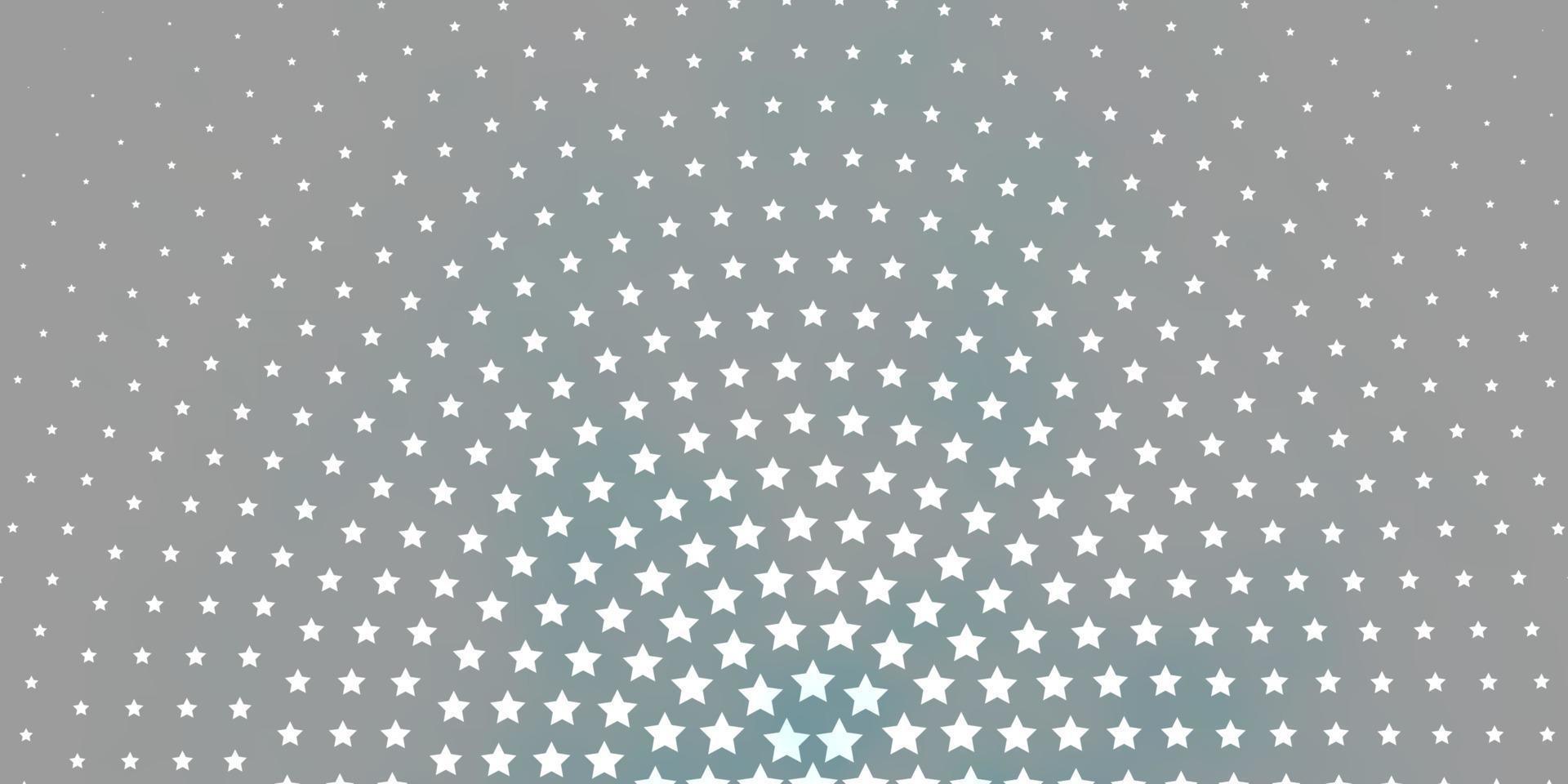 diseño de vector azul claro con estrellas brillantes.