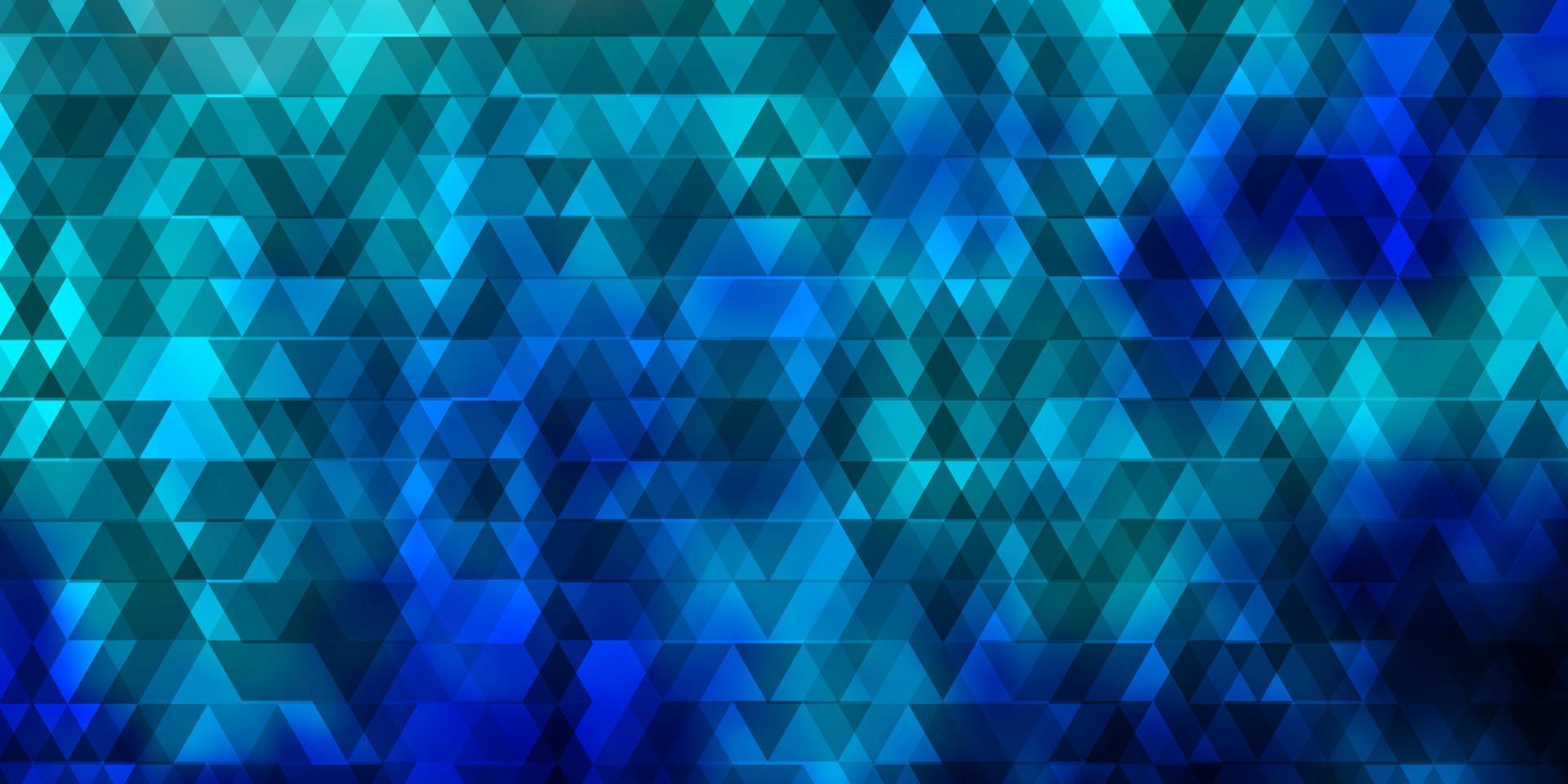 Light BLUE vector template with lines, triangles.