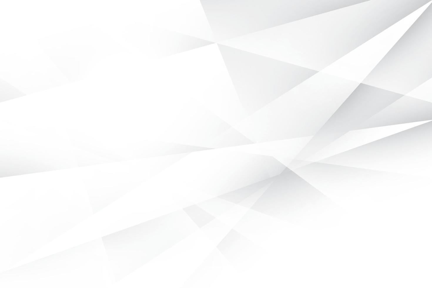 Abstract white and gray color, modern design background with geometric shape. Vector illustration.