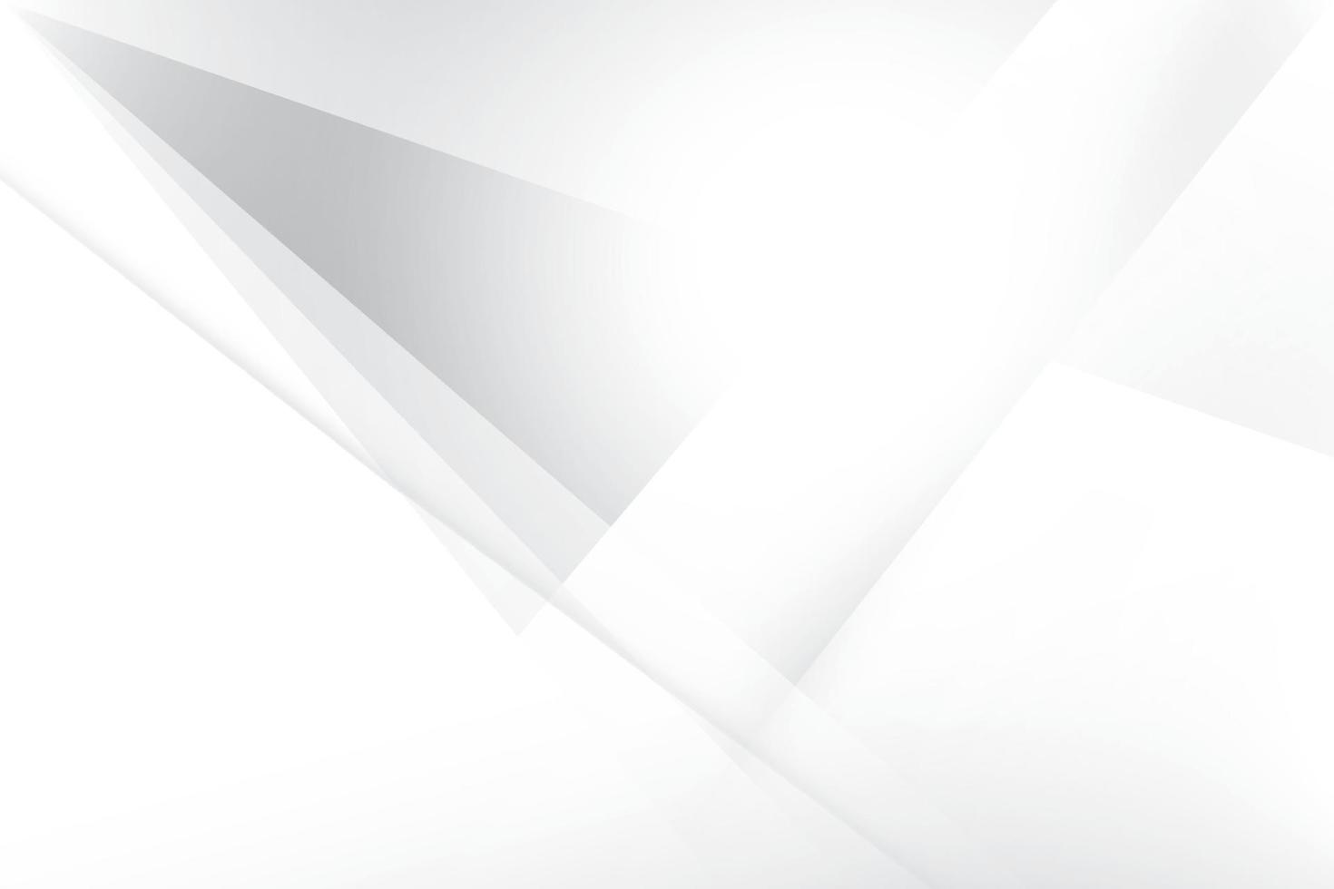 Abstract white and gray color, modern design background with geometric shape. Vector illustration.
