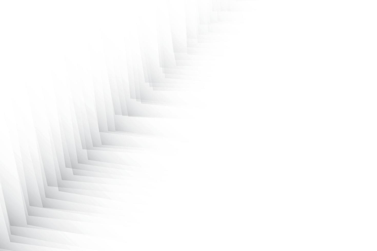 Abstract white and gray color, modern design background with geometric shape. Vector illustration.