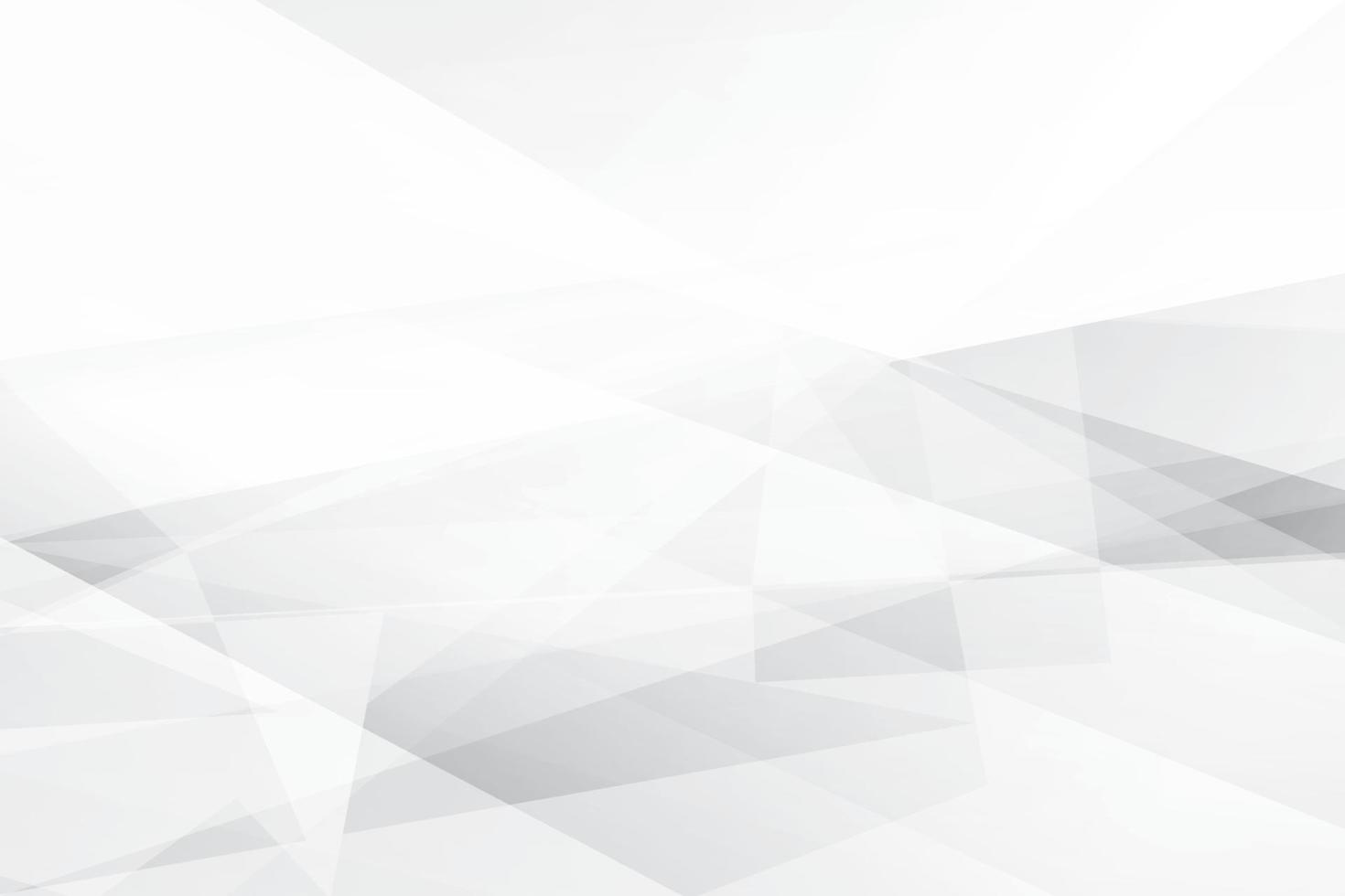 Abstract white and gray color, modern design background with geometric shape. Vector illustration.