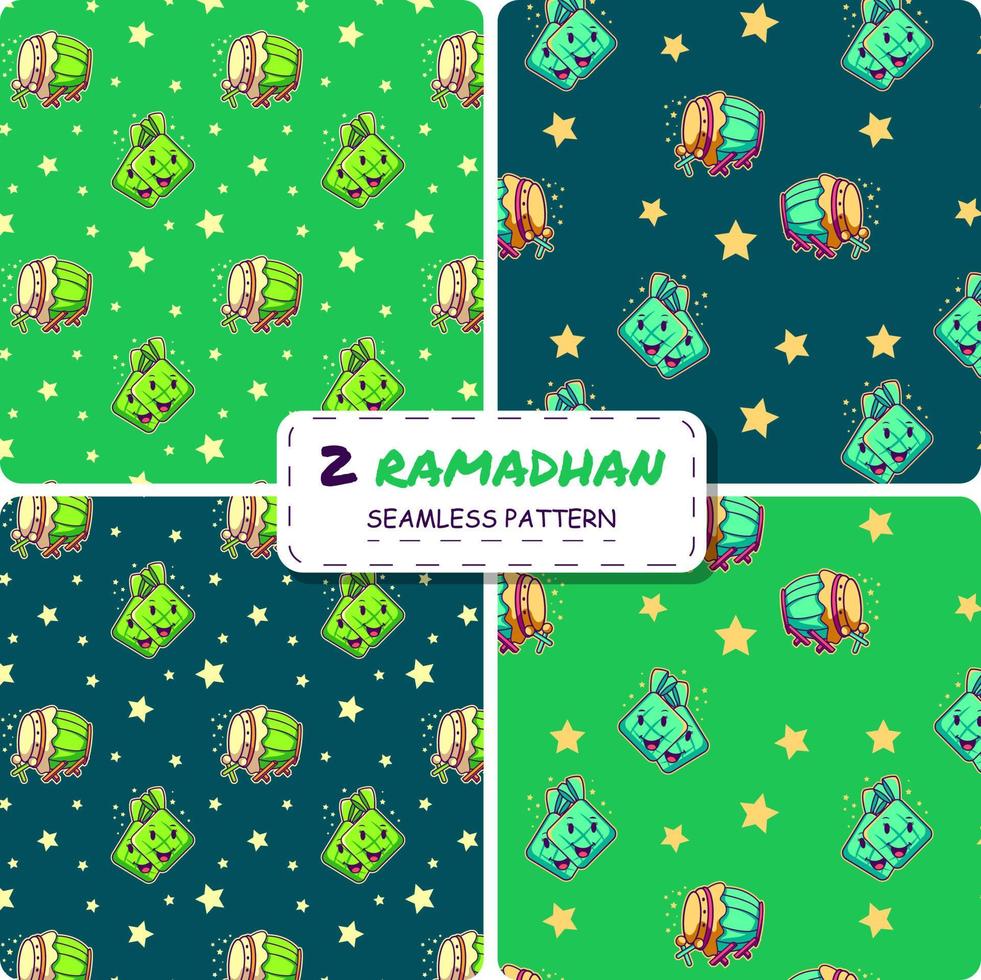 Ramadhan Seamless Pattern vector