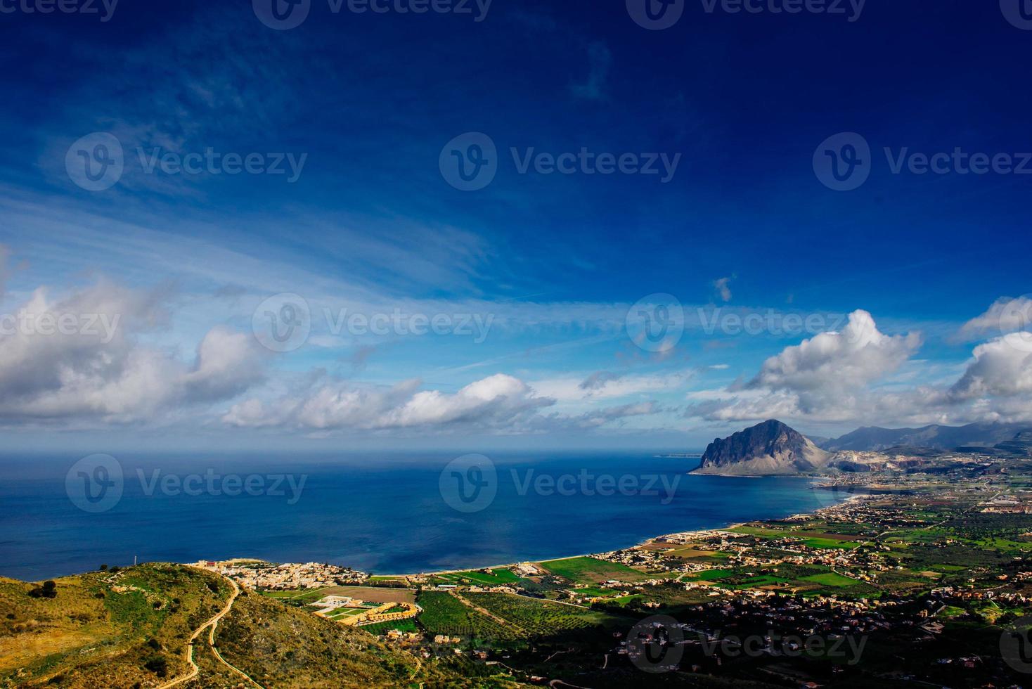 The view from the heights of the city. photo