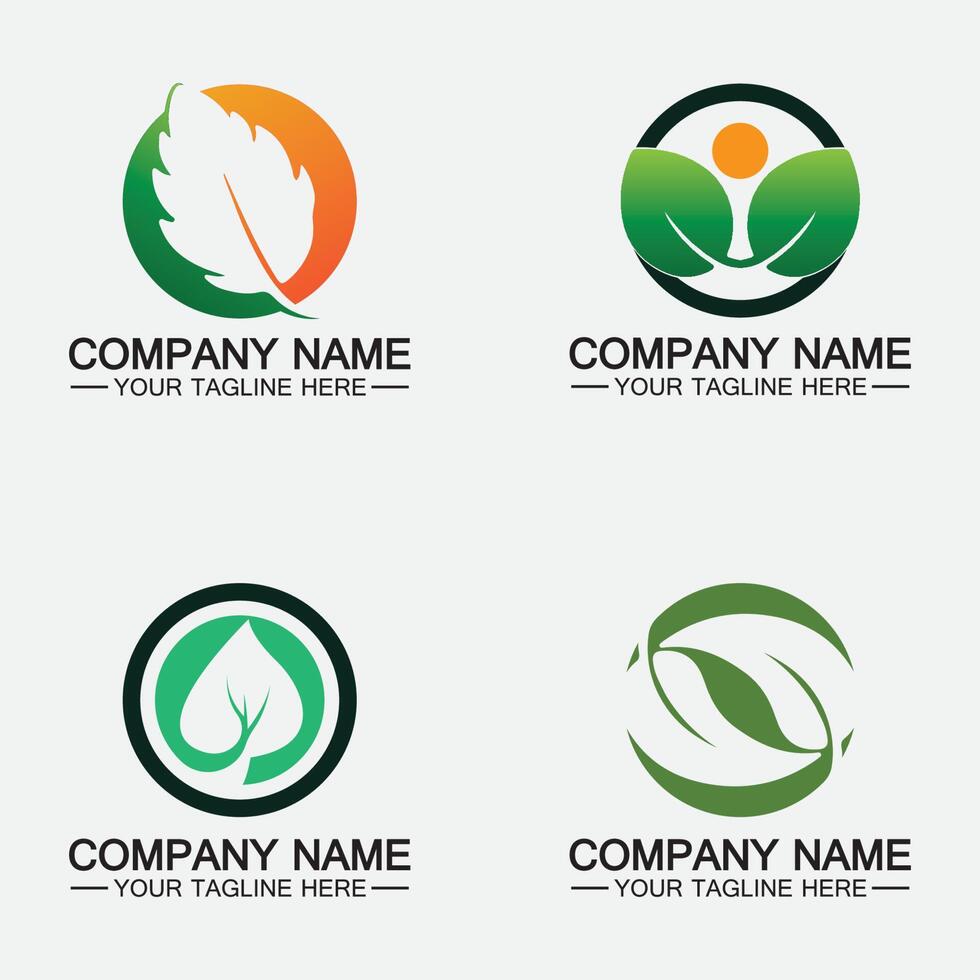 Leaf logo vector icon design template 6468036 Vector Art at Vecteezy