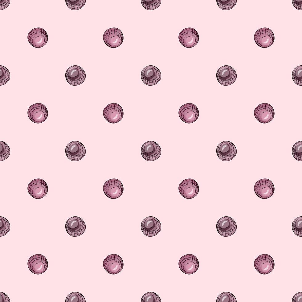 bolas de cristal de patrones sin fisuras. fondo de formas decorativas. vector