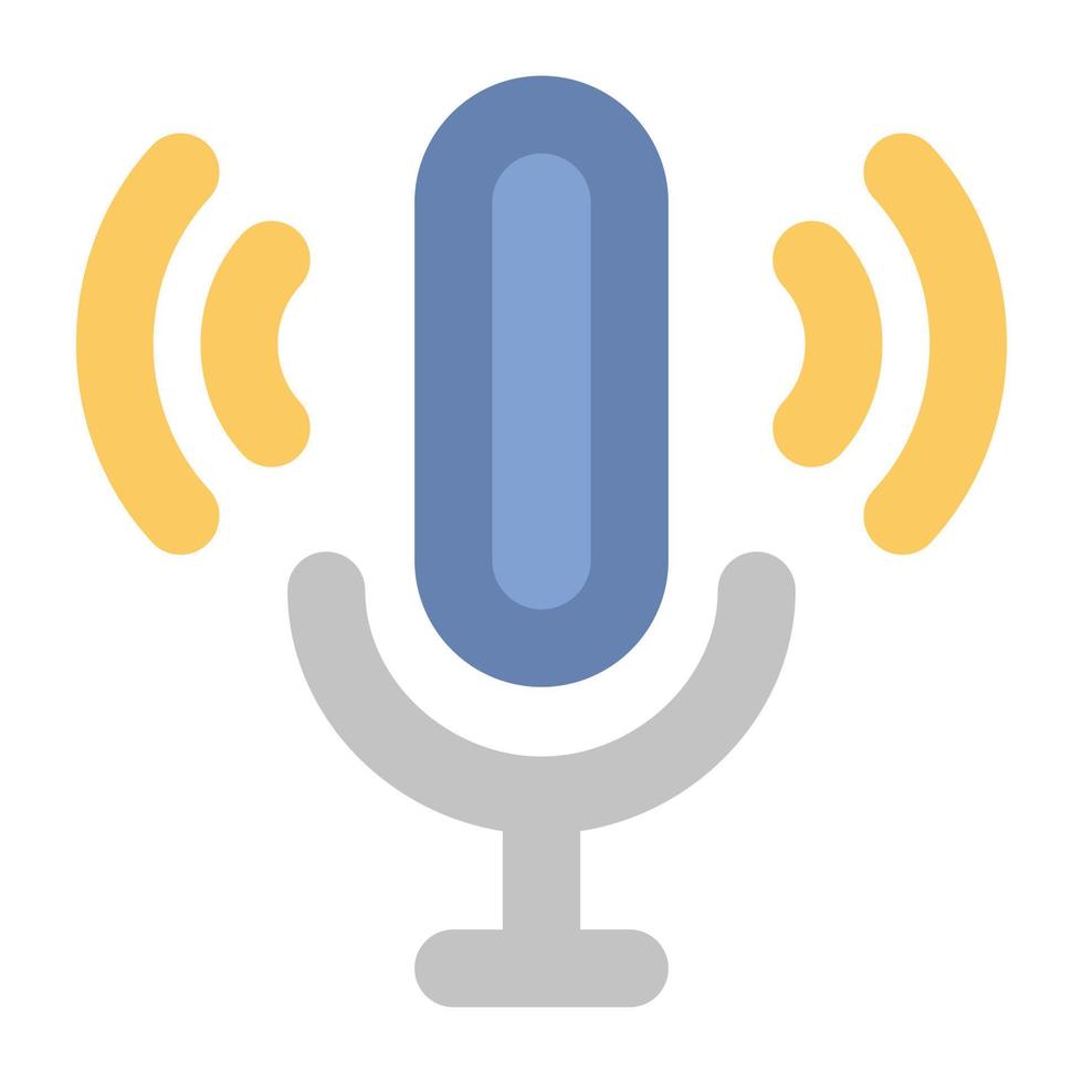 Trendy Mic Concepts vector