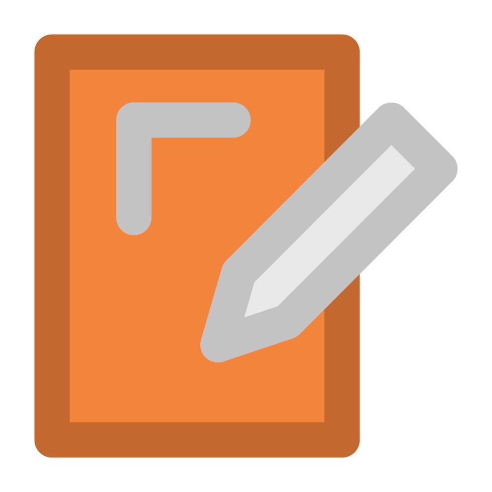 Notepad and Pen vector