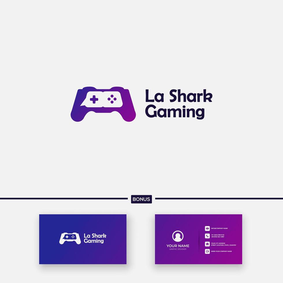 review gaming logo console and comment the game vector