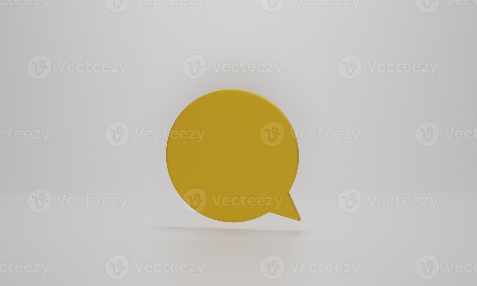 Chat bubble icons or speech bubbles sign symbol on white background. Concept of chat, communication or dialogue photo