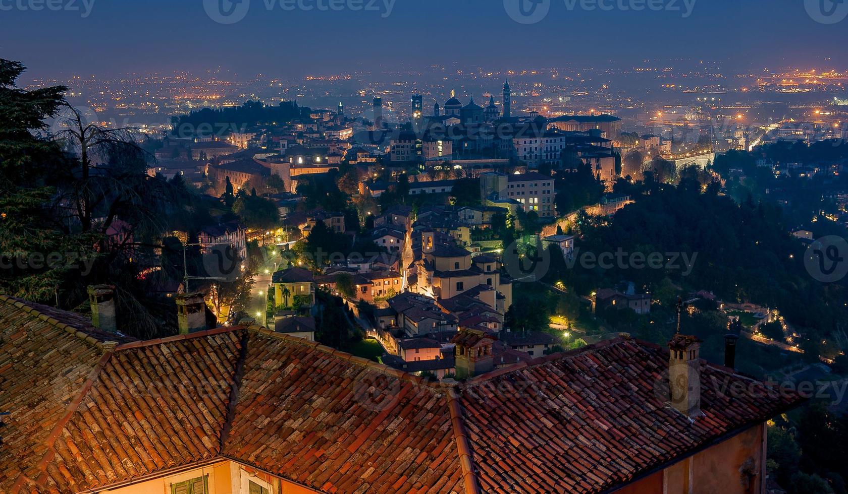 Bergamo medieval city unesco heritage of humanity photo