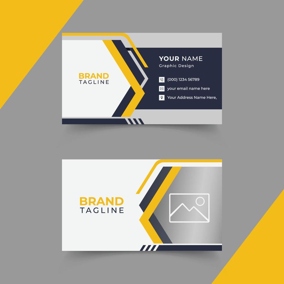 Business Card Template Design In Vector