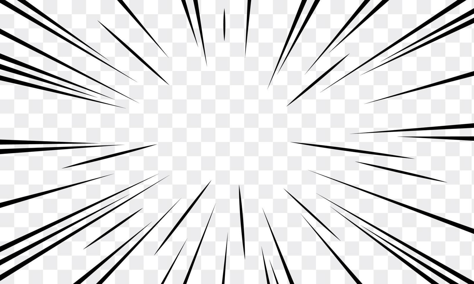 Comics speed stripes. Speed lines comics effect. vector