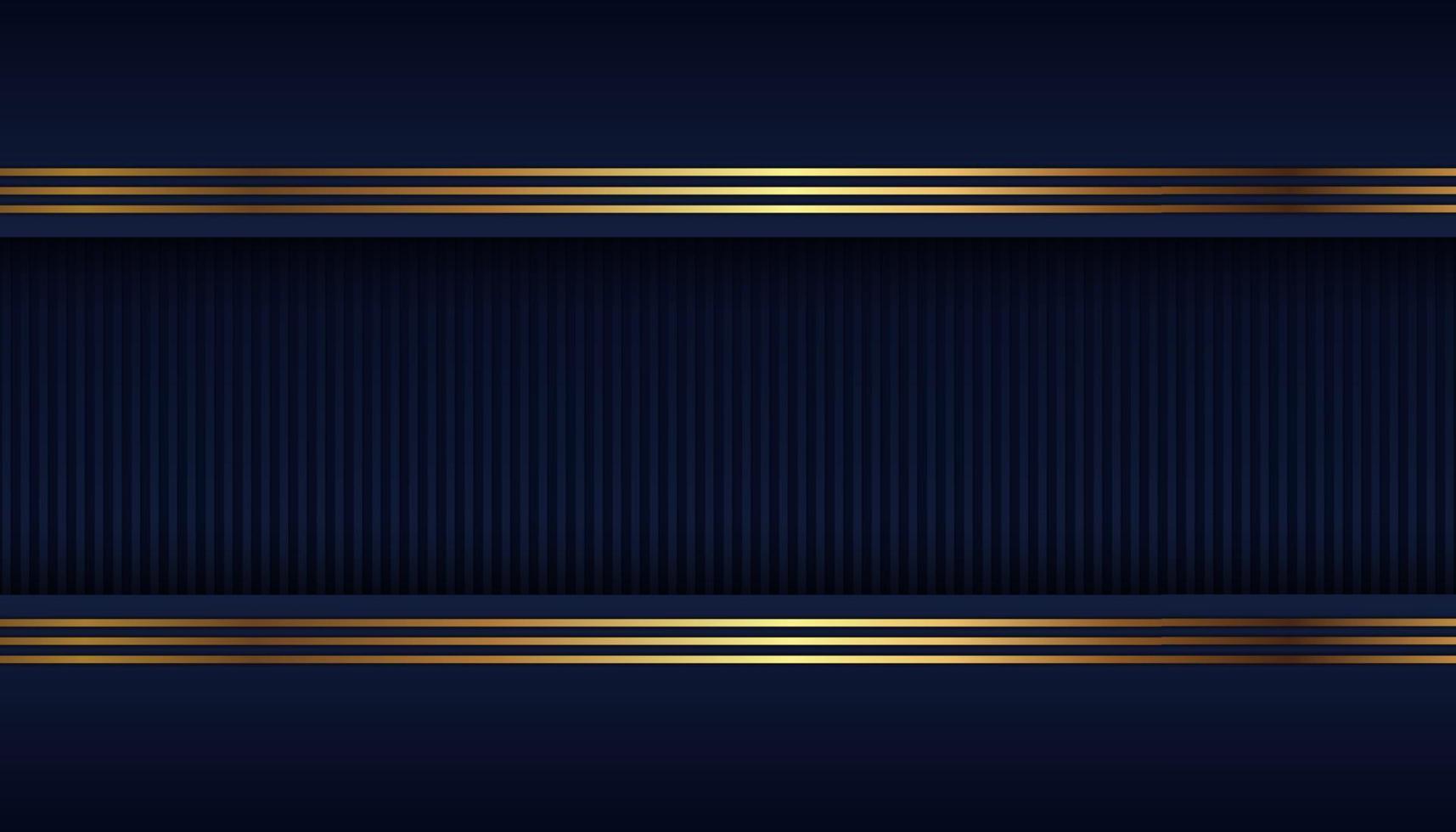 abstract dark blue shape with overlap background vector